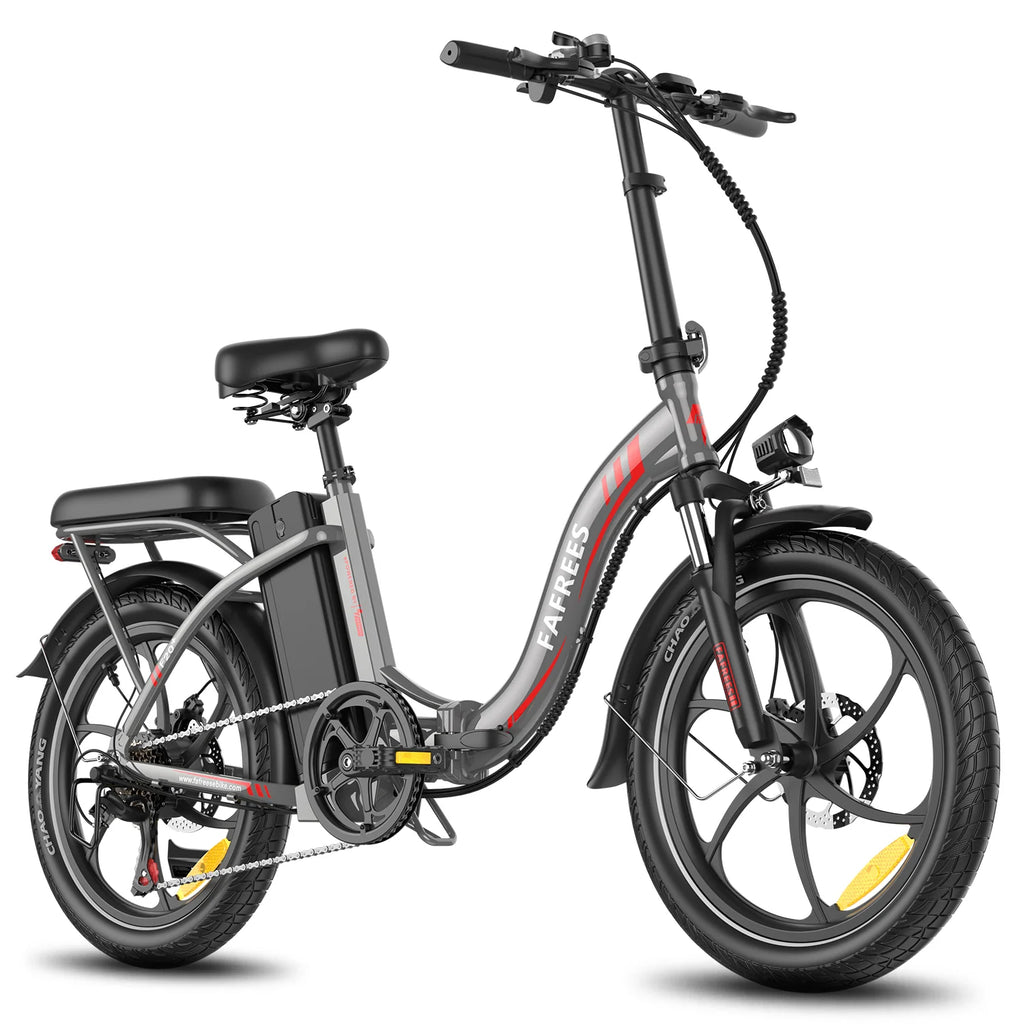Vélo Électrique FAFREES F20+ - Moteur 250W Batterie 36V20Ah Pneus De 20 Pouces Frein à Disque Mécanique - Gris