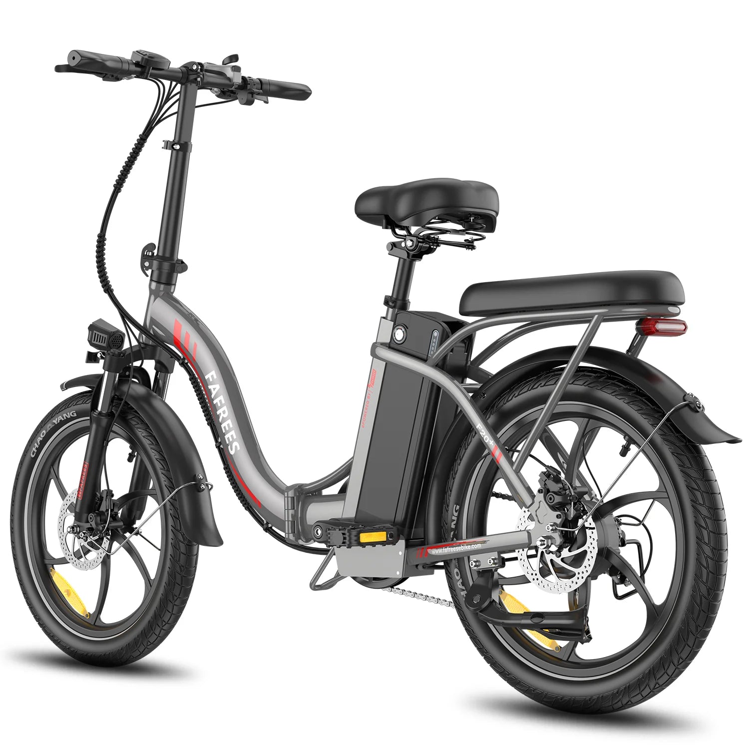 Vélo Électrique FAFREES F20+ - Moteur 250W Batterie 36V20Ah Pneus De 20 Pouces Frein à Disque Mécanique - Gris