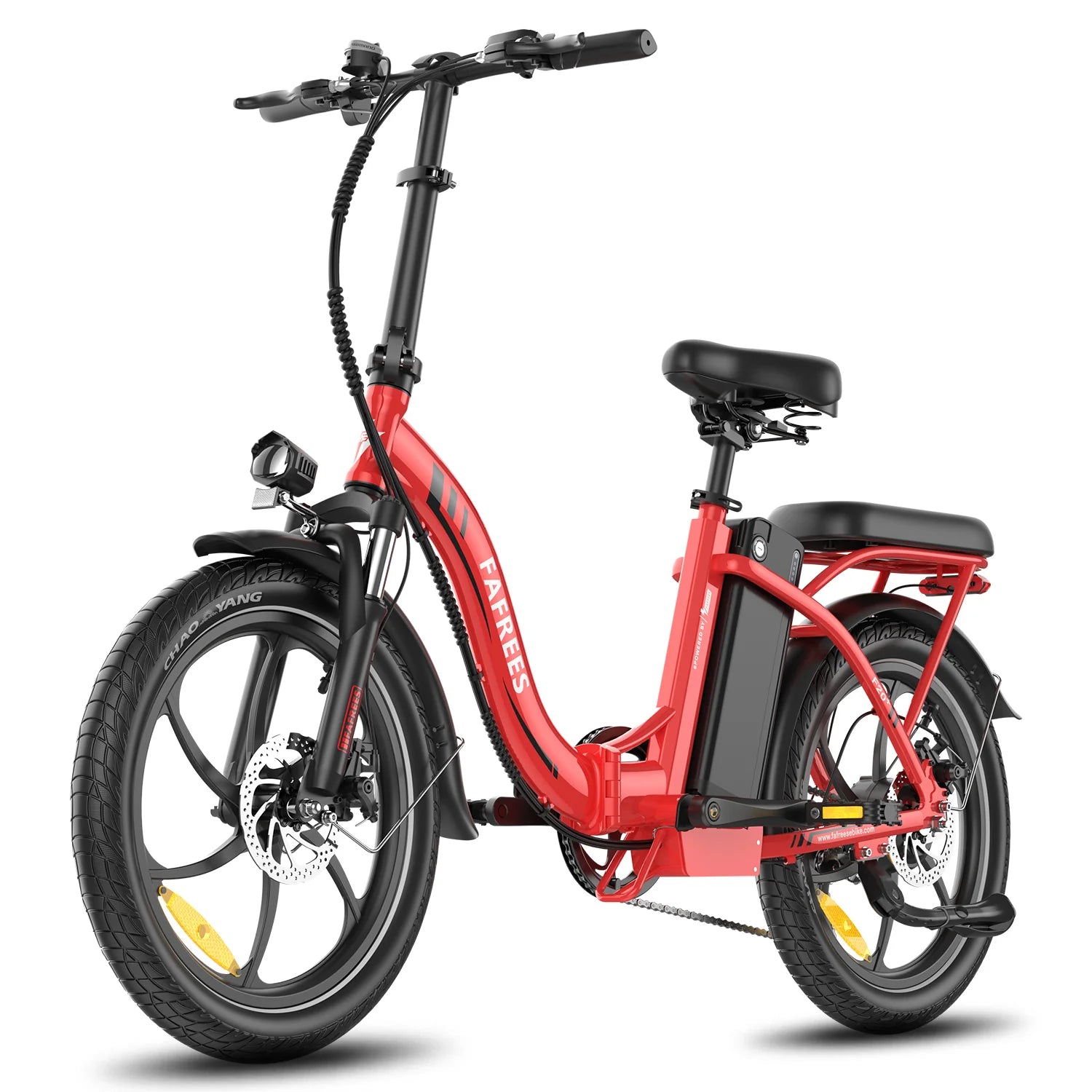 Vélo Électrique FAFREES F20+ - Moteur 250W Batterie 36V20Ah Pneus De 20 Pouces Frein à Disque Mécanique - Rouge