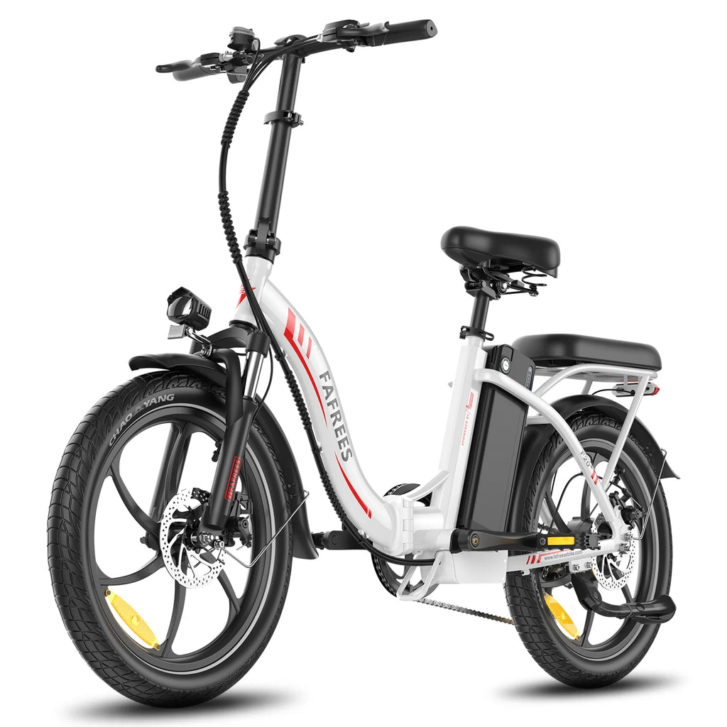 Vélo Électrique FAFREES F20+ - Moteur 250W Batterie 36V20Ah Pneus De 20 Pouces Frein à Disque Mécanique - Blanc