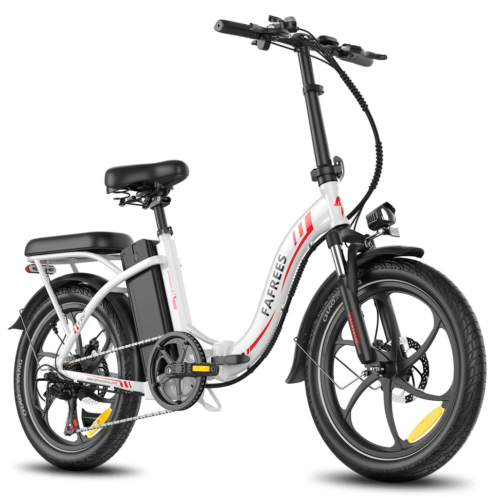 Vélo Électrique FAFREES F20+ - Moteur 250W Batterie 36V20Ah Pneus De 20 Pouces Frein à Disque Mécanique - Blanc