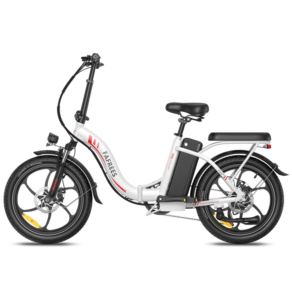 Vélo Électrique FAFREES F20+ - Moteur 250W Batterie 36V20Ah Pneus De 20 Pouces Frein à Disque Mécanique - Blanc