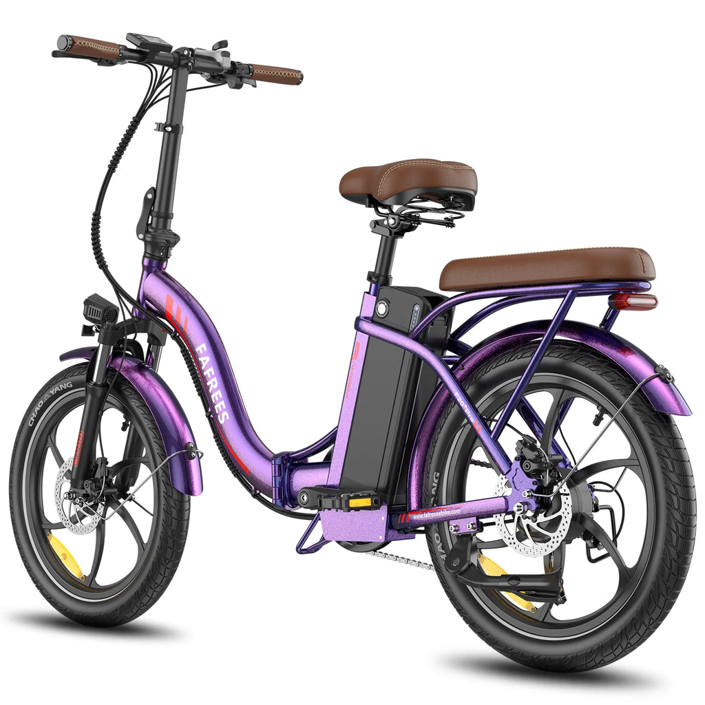 Vélo Électrique FAFREES F20+ Pro - Moteur 250W Batterie 36V22.5Ah Pneus De 20 Pouces Frein à Disque Mécanique - Violet Rose