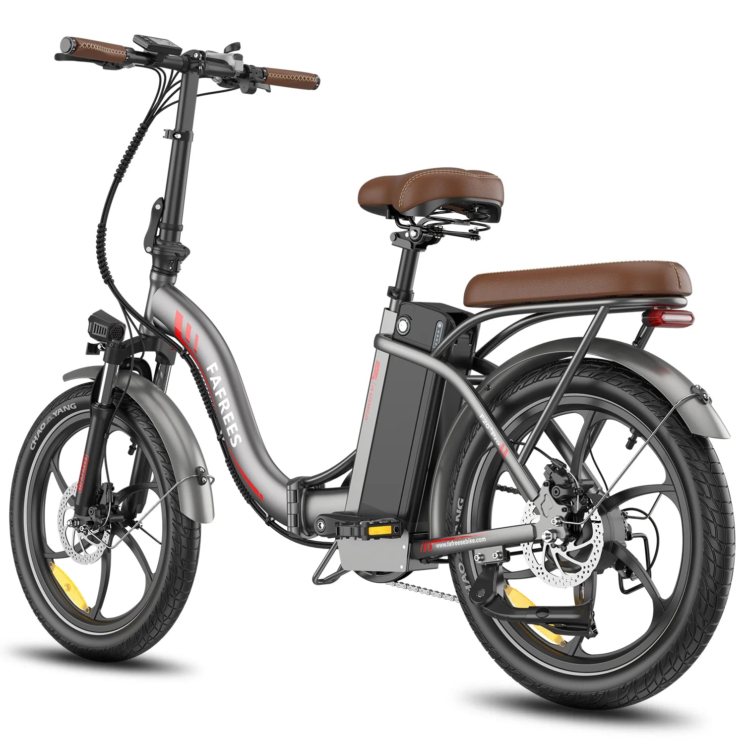 Vélo Électrique FAFREES F20+ Pro - Moteur 250W Batterie 36V22.5Ah Pneus De 20 Pouces Frein à Disque Mécanique - Gris