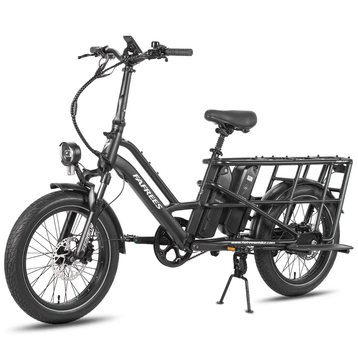 FAFREES FF20 CUV Vélo Électrique - Moteur 250W Batterie 48V24Ah 20 Pouces Pneus Freins à Disque Hydrauliques - Noir