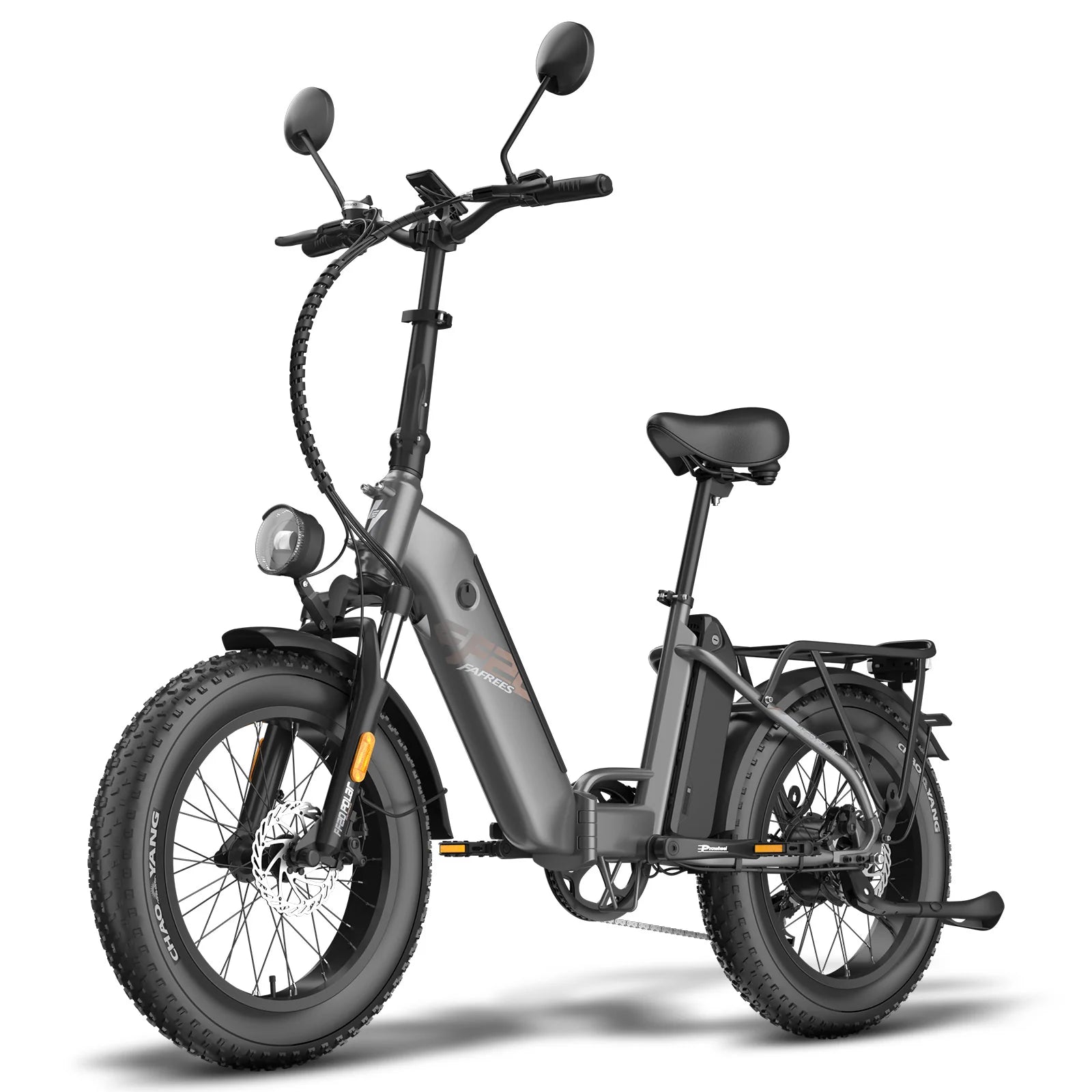 FAFREES FF20 Polar Vélo Électrique - Moteur 500W Batterie 48V13.4AH*2 Pneus 20 Pouces - Noir