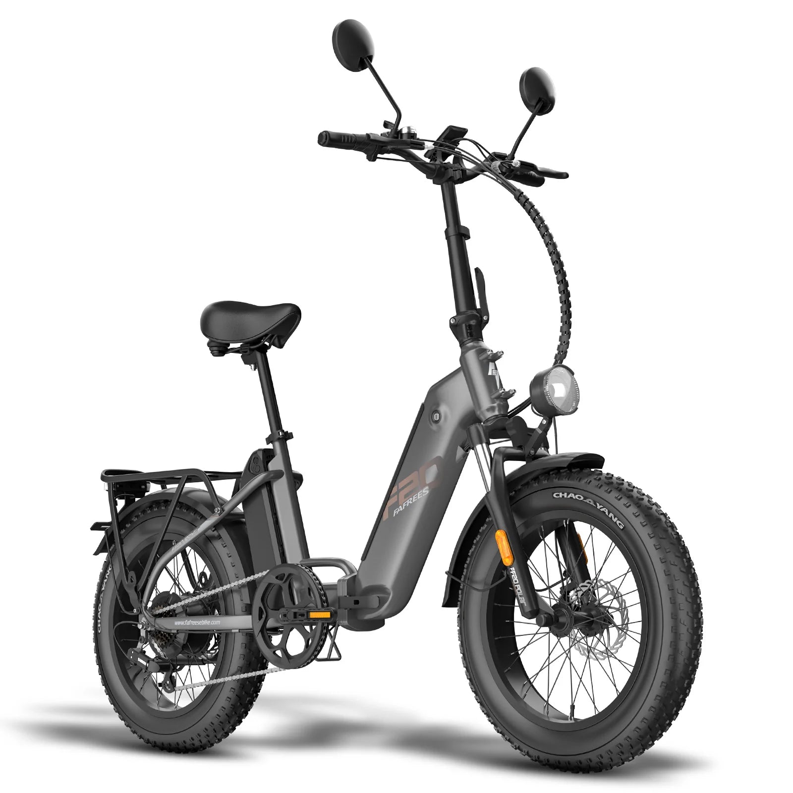 Vélo Électrique FAFREES FF20 Polar - Moteur 500W Batterie 48V24Ah Pneus De 20 Pouces Frein à Disque Mécanique - Gris