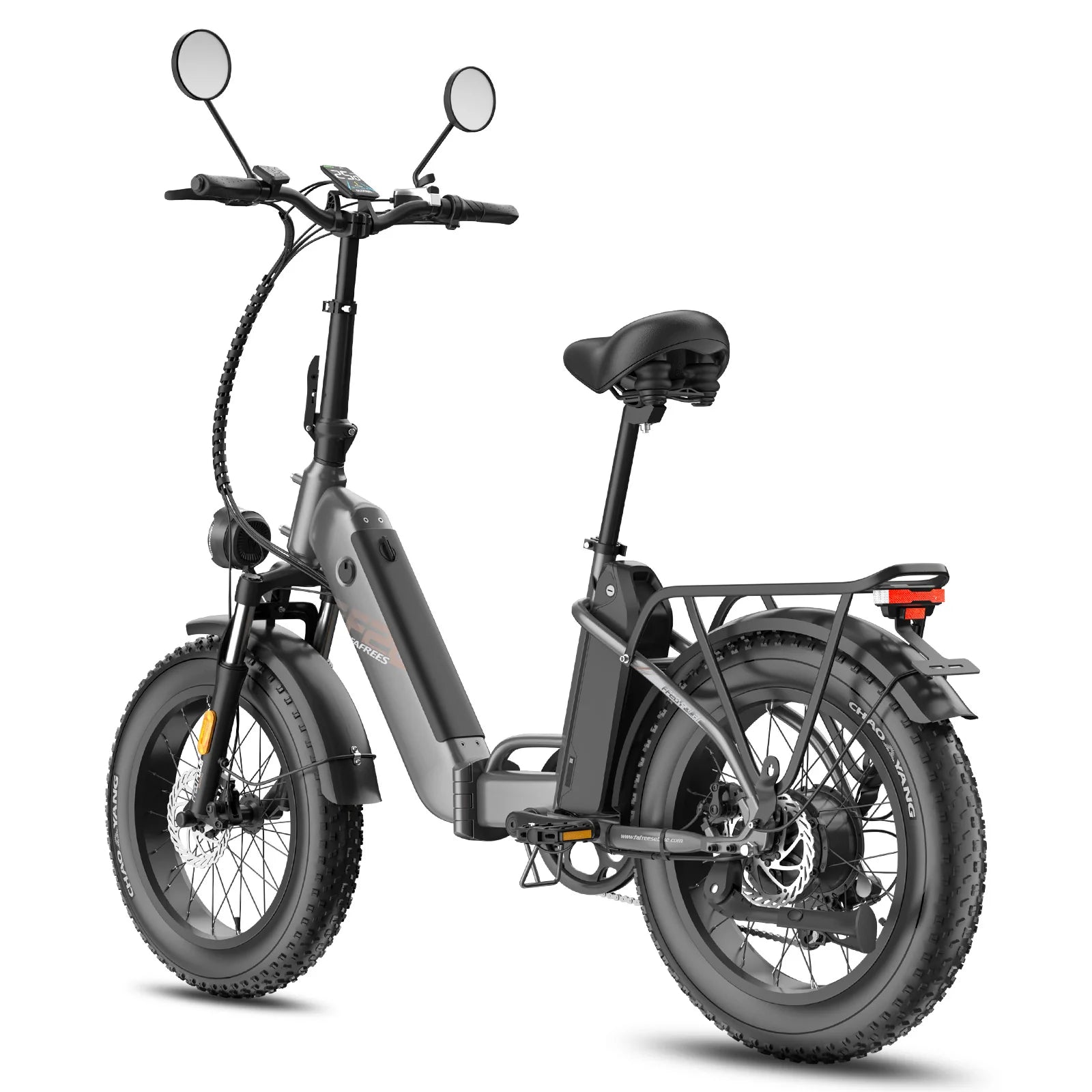 FAFREES FF20 Polar Vélo Électrique - Moteur 500W Batterie 48V13.4AH*2 Pneus 20 Pouces - Noir