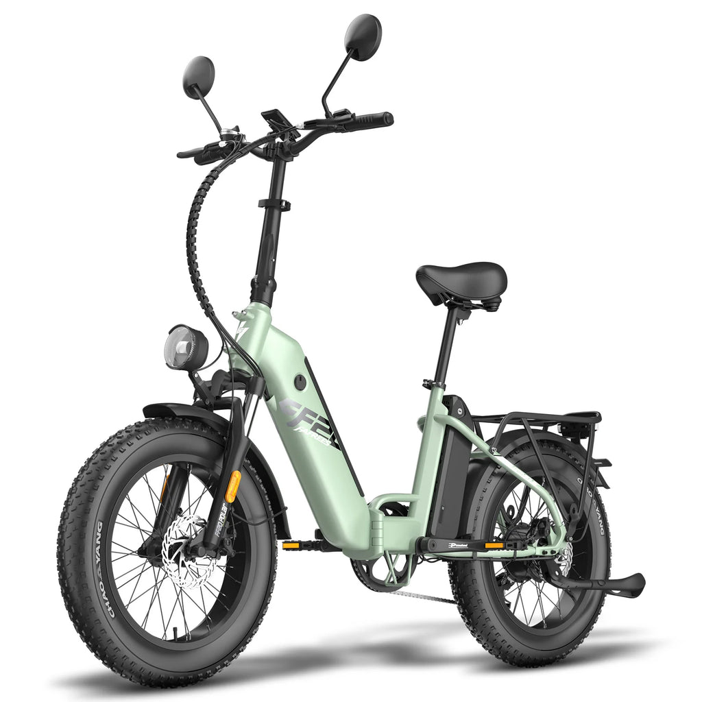 FAFREES FF20 Polar Vélo Électrique - Moteur 500W Batterie 48V13.4AH*2 Pneus 20 Pouces - Vert