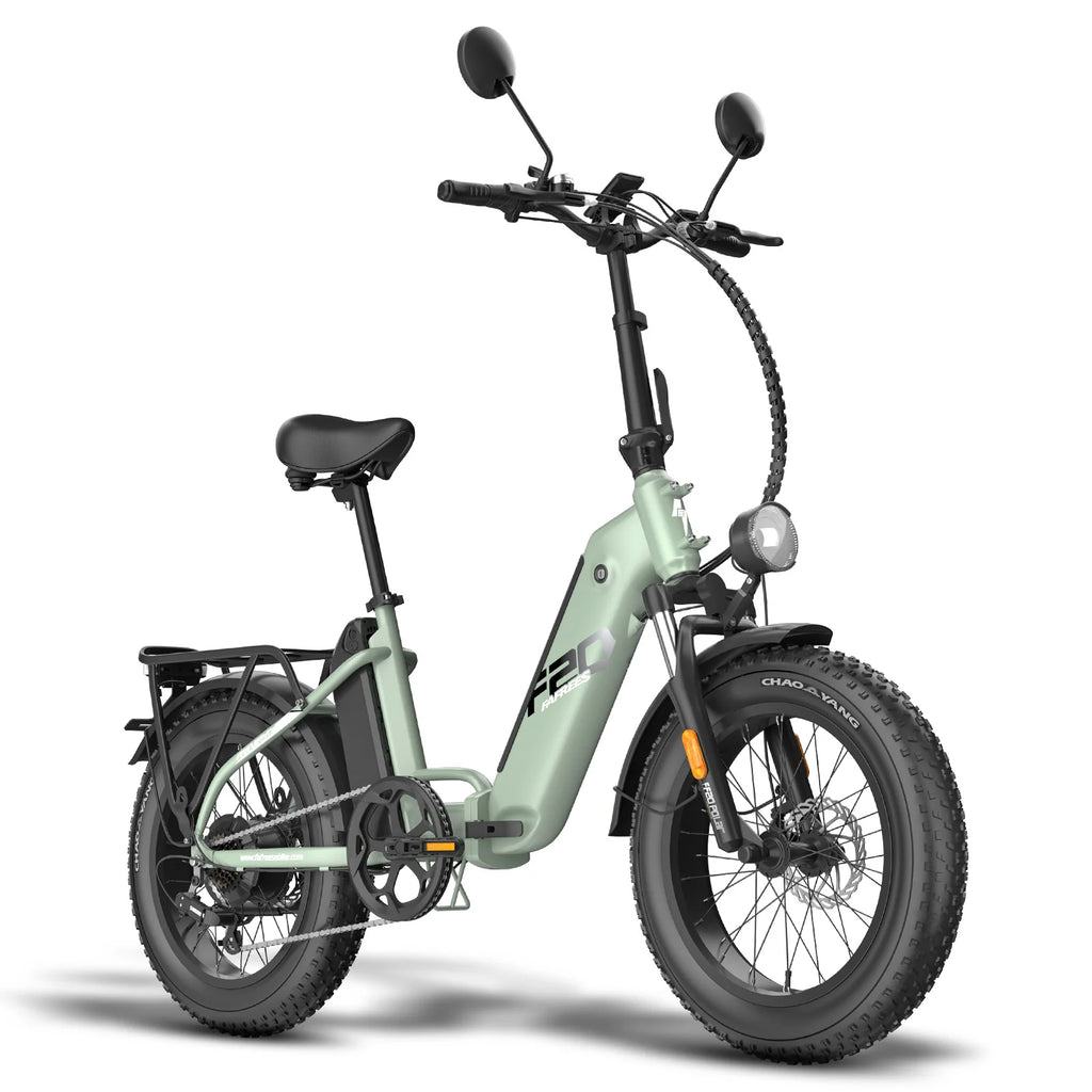 FAFREES FF20 Polar Vélo Électrique - Moteur 500W Batterie 48V13.4AH*2 Pneus 20 Pouces - Vert