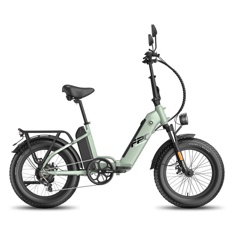 FAFREES FF20 Polar Vélo Électrique - Moteur 500W Batterie 48V13.4AH*2 Pneus 20 Pouces - Vert