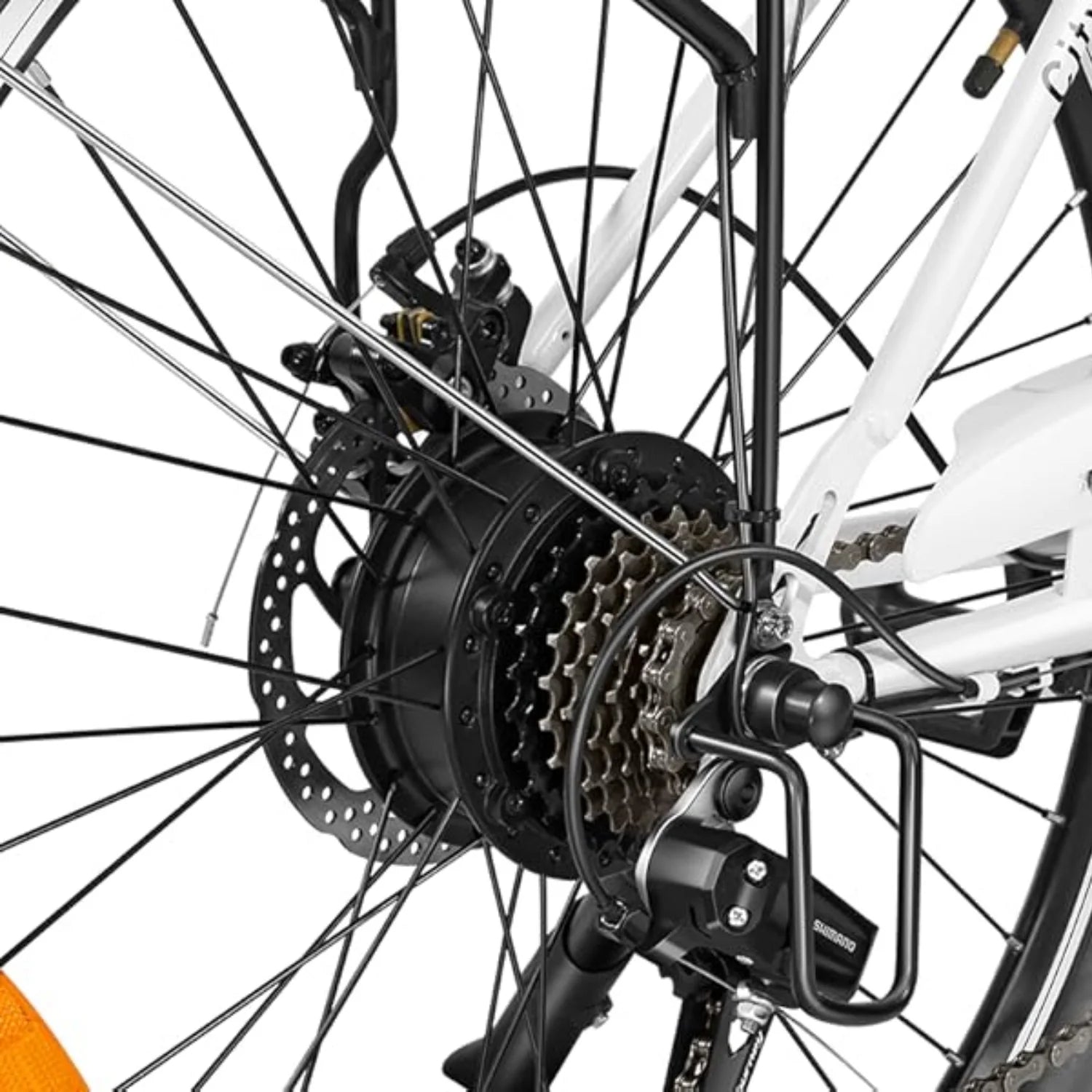 Heybike Cityscape Vélo Électrique - 250W Batterie 36V10Ah Pneus 26 Pouces Freins à Disque - Blanc