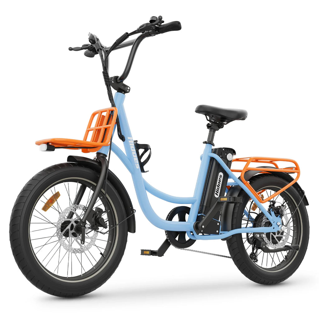 Vélo Électrique Hidoes HD-C6 - Moteur 250W Batterie 36V13AH Roues de 20 Pouces Freins à Disque - Bleu