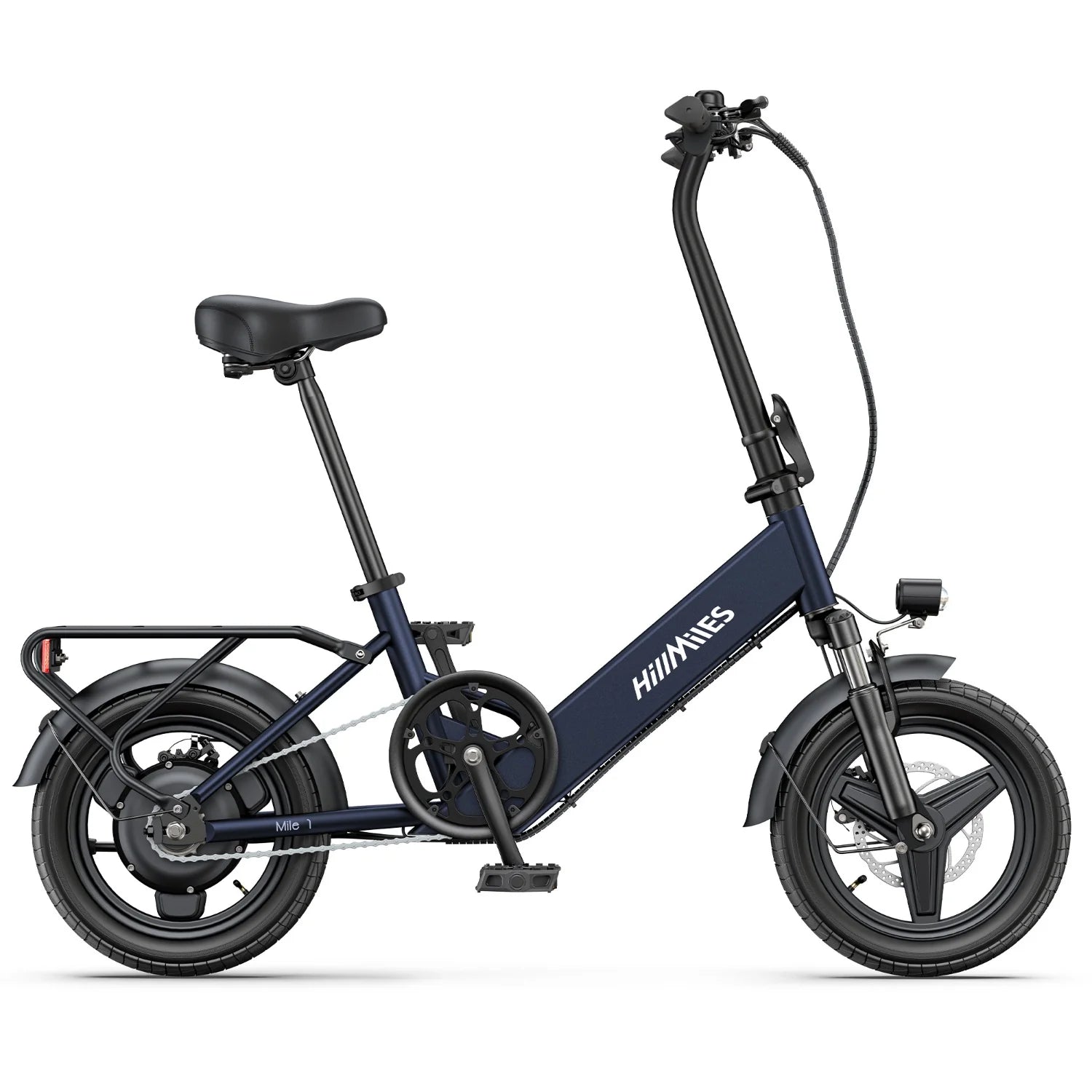 Vélo Électrique HillMiles Mile 1 - Moteur 250W Batterie 36V10.4AH Pneus De 14 Pouces Frein à Disque Mécanique - Bleu
