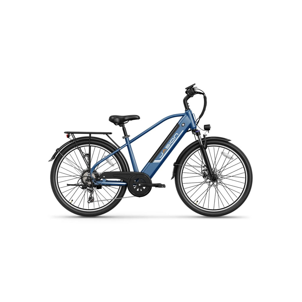 Vélo Électrique JASION EB5 Roamer - Moteur 500W Batterie 48V10AH Pneus De 26 Pouces  Freins à Disque - Bleu
