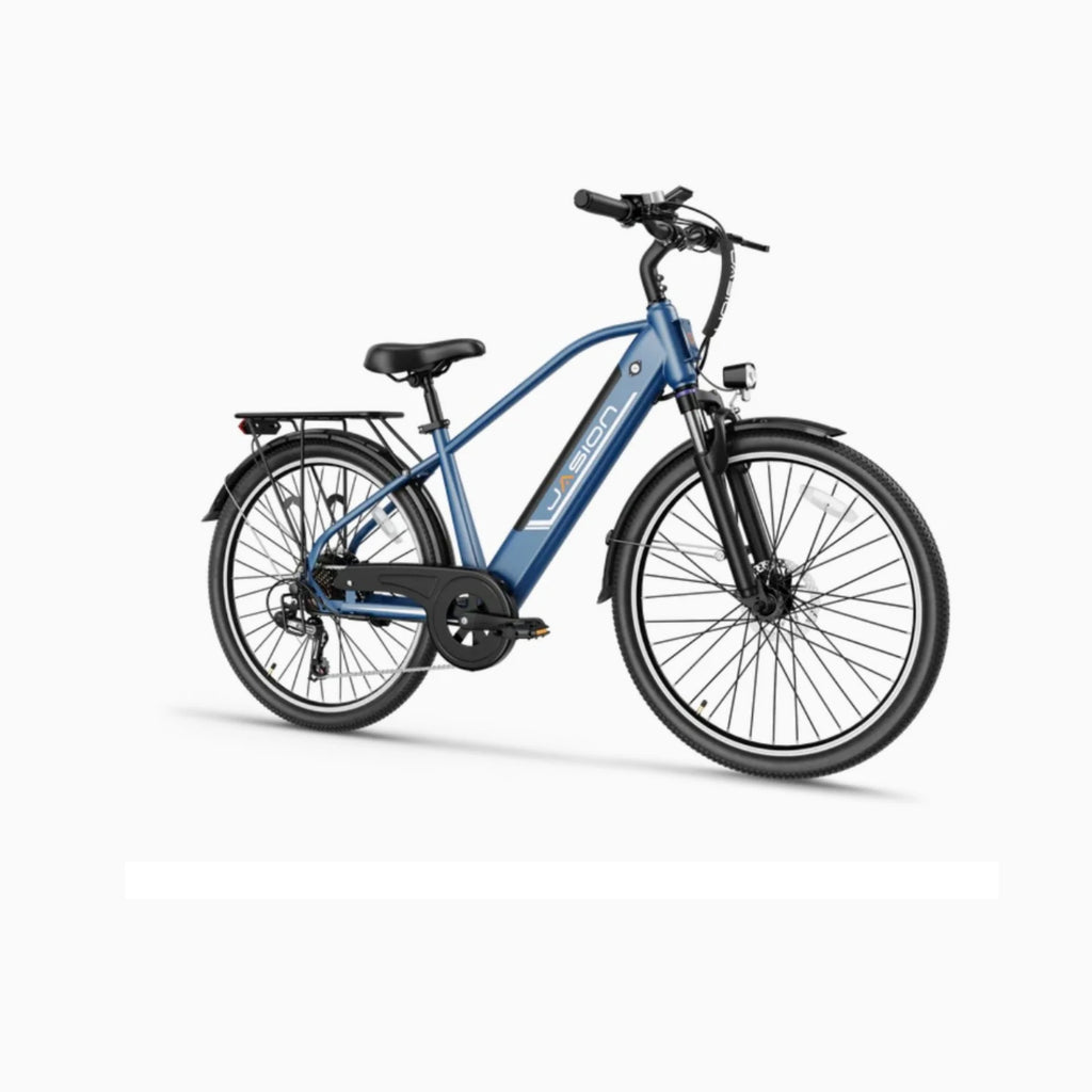 Vélo Électrique JASION EB5 Roamer - Moteur 500W Batterie 48V10AH Pneus De 26 Pouces  Freins à Disque - Bleu