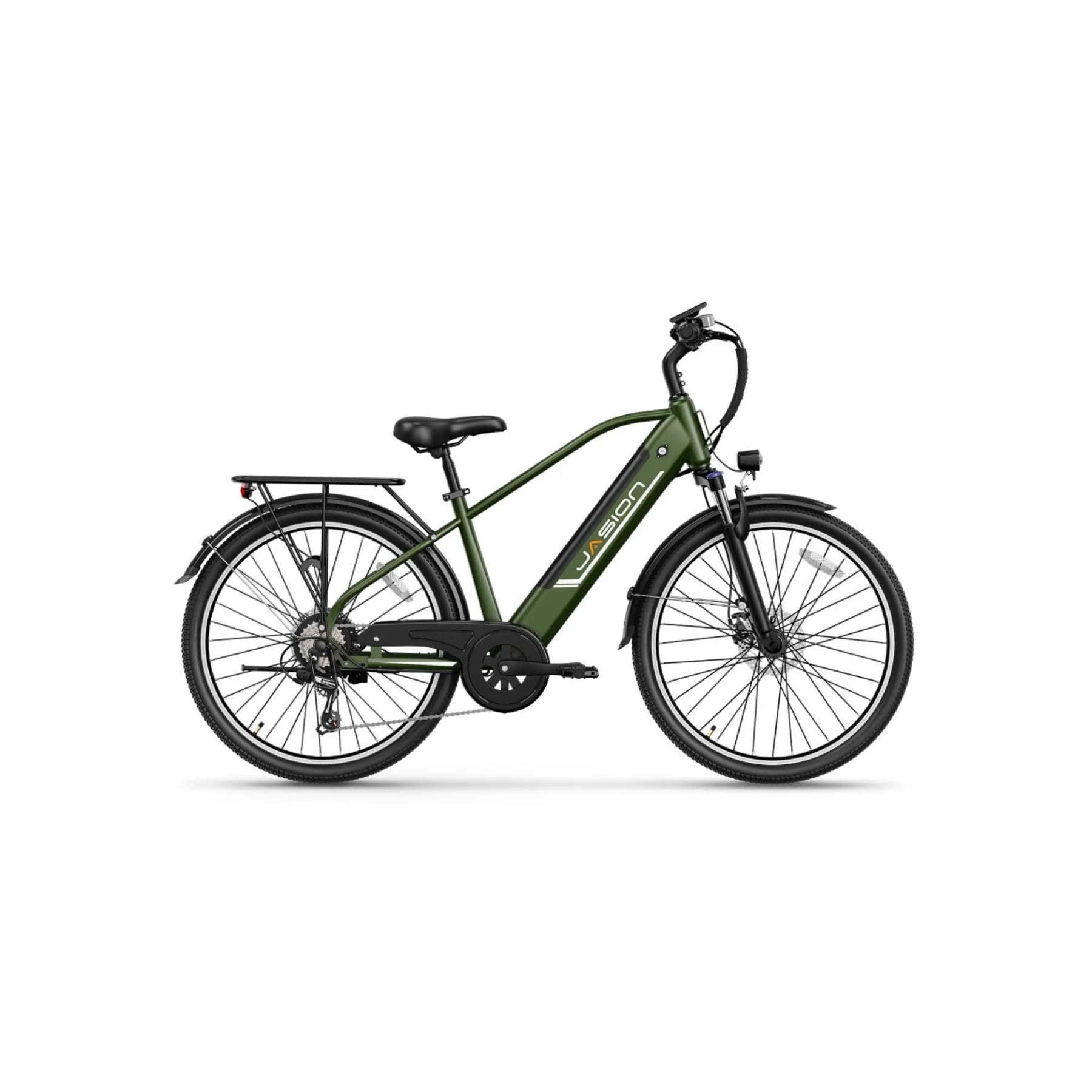 Vélo Électrique JASION EB5 Roamer - Moteur 500W Batterie 48V10AH Pneus De 26 Pouces  Freins à Disque - Vert