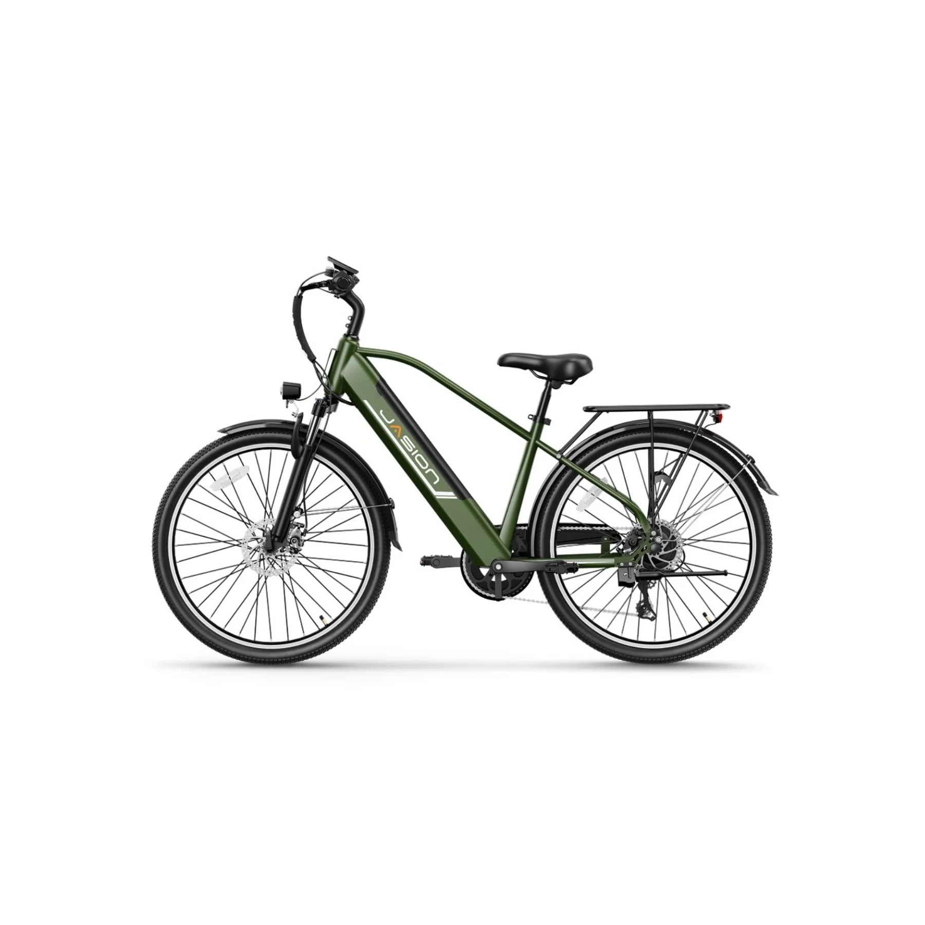 Vélo Électrique JASION EB5 Roamer - Moteur 500W Batterie 48V10AH Pneus De 26 Pouces  Freins à Disque - Vert
