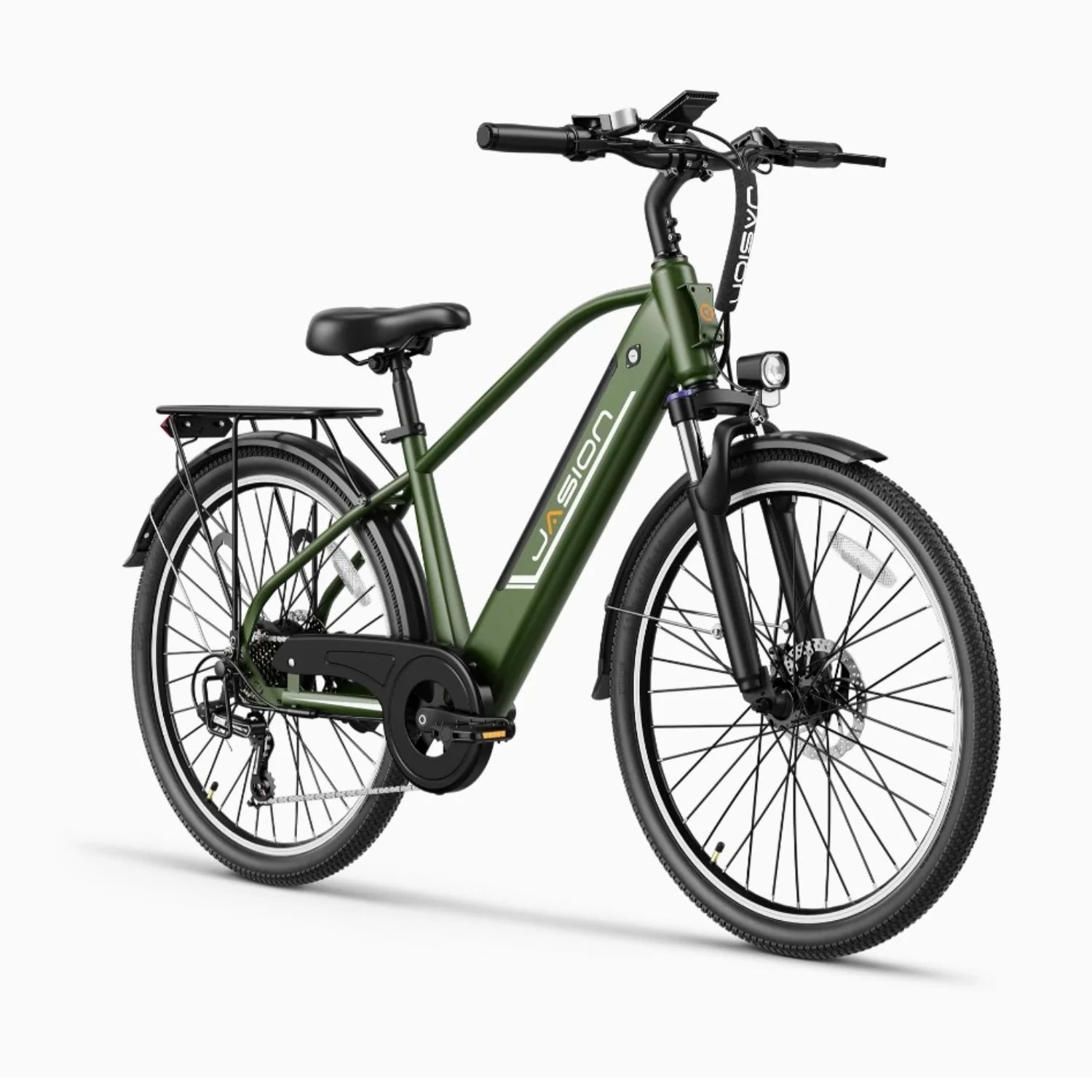Vélo Électrique JASION EB5 Roamer - Moteur 500W Batterie 48V10AH Pneus De 26 Pouces  Freins à Disque - Vert