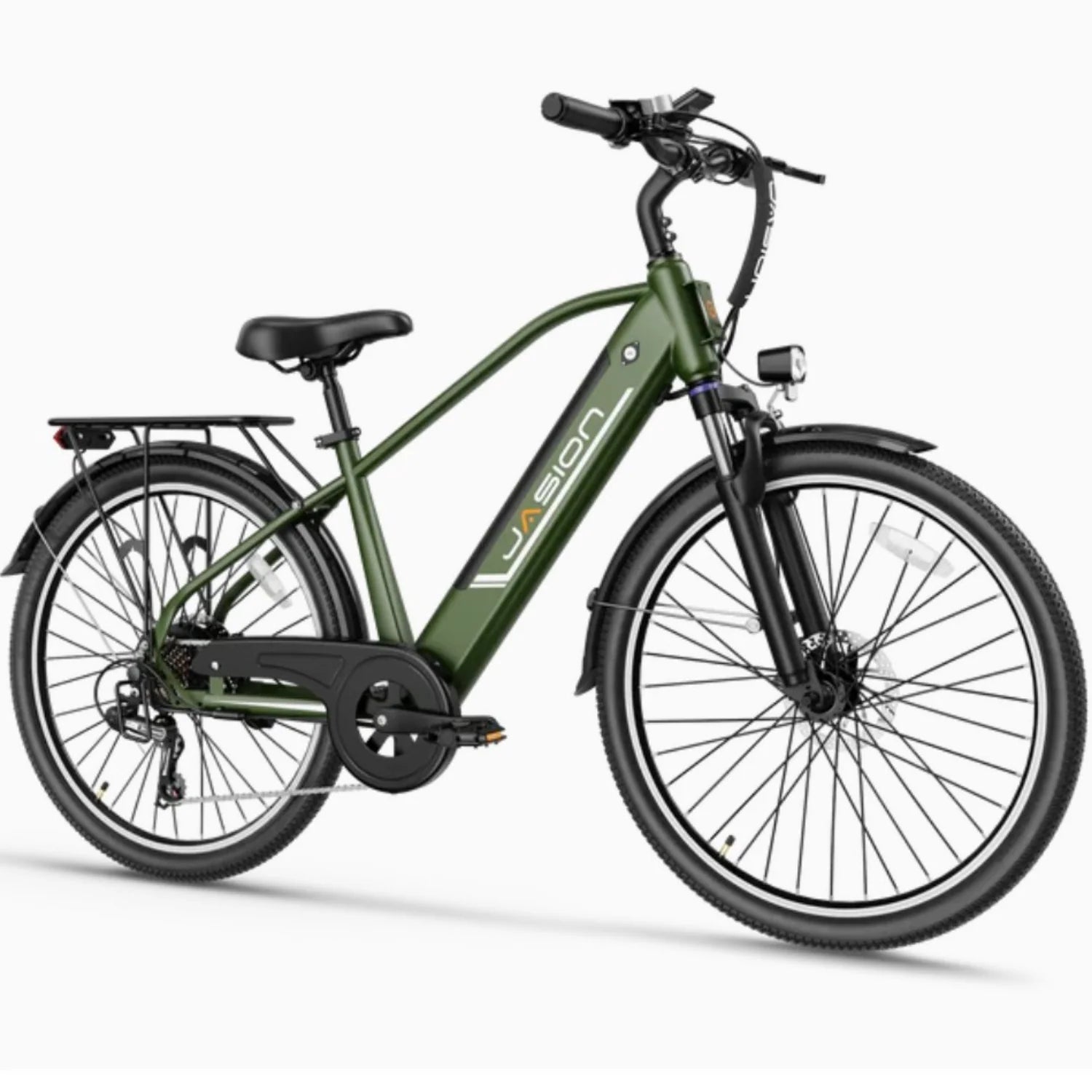 Vélo Électrique JASION EB5 Roamer - Moteur 500W Batterie 48V10AH Pneus De 26 Pouces  Freins à Disque - Vert