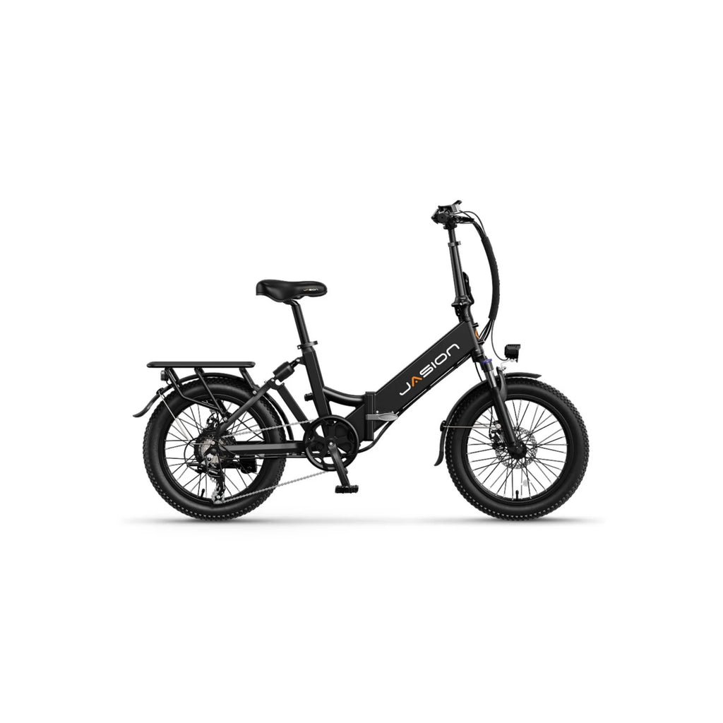 Vélo Électrique JASION EB7 st - Moteur 500W Batterie 48V10AH Pneus De 20 Pouces  Freins à Disque - Noir