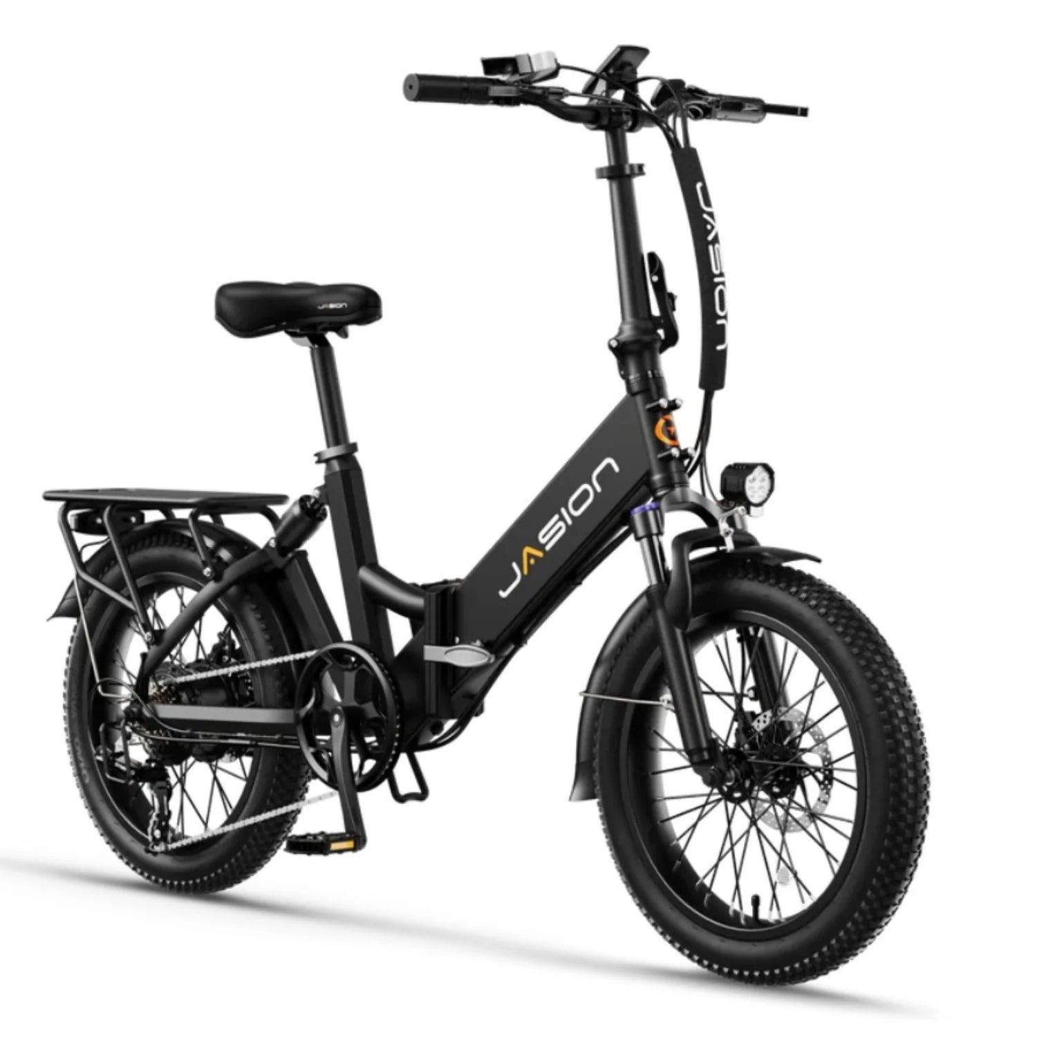 Vélo Électrique JASION EB7 st - Moteur 500W Batterie 48V10AH Pneus De 20 Pouces  Freins à Disque - Noir