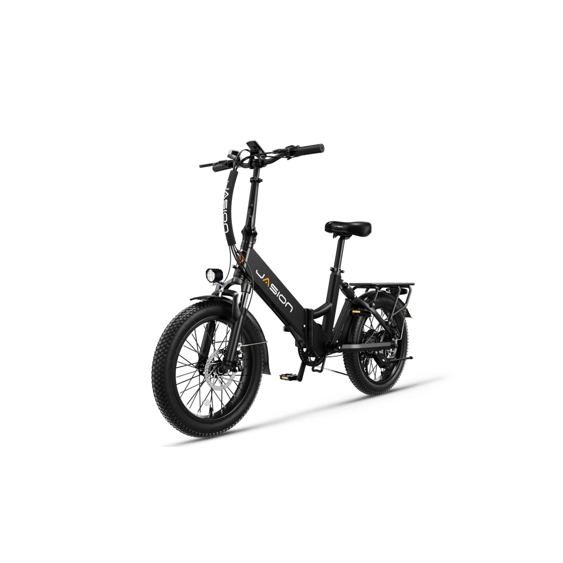 Vélo Électrique JASION EB7 st - Moteur 500W Batterie 48V10AH Pneus De 20 Pouces  Freins à Disque - Noir