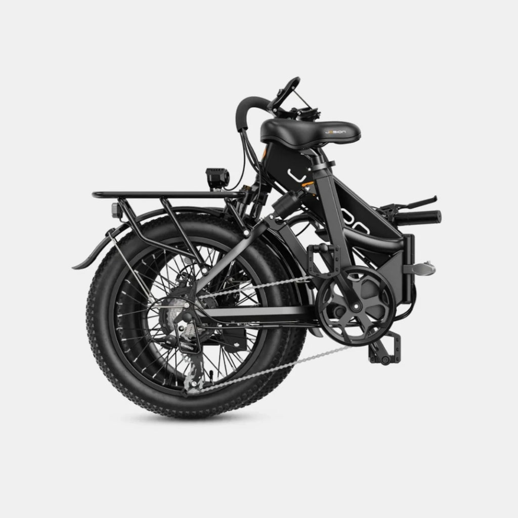 Vélo Électrique JASION EB7 st - Moteur 500W Batterie 48V10AH Pneus De 20 Pouces  Freins à Disque - Noir