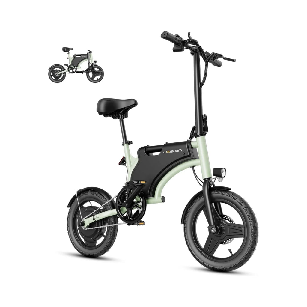 Vélo électrique JASION JC1 – 250W Batterie 36V5.2Ah Pneus 14 Pouces Freins à Disque - Vert