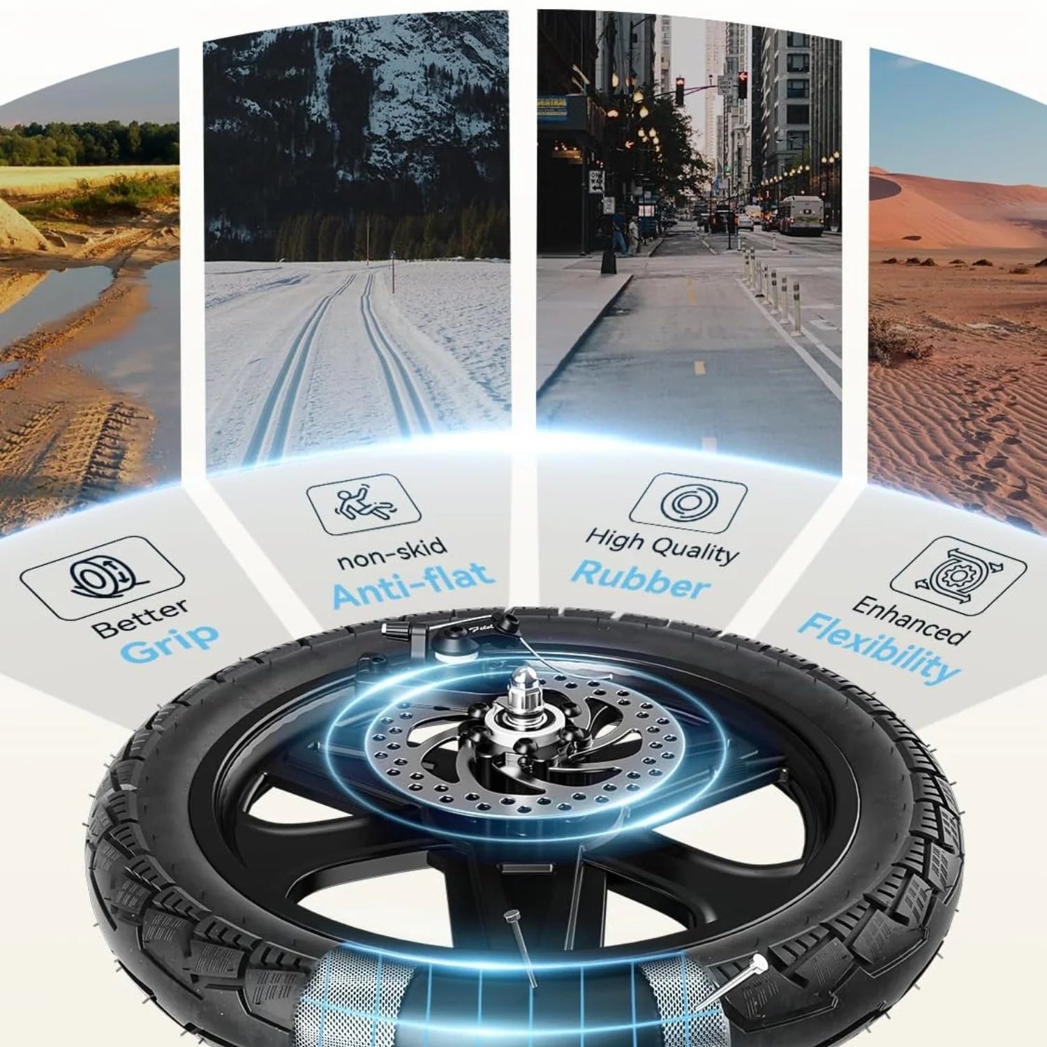 Vélo électrique JASION JC1 – 250W Batterie 36V5.2Ah Pneus 14 Pouces Freins à Disque - Gris