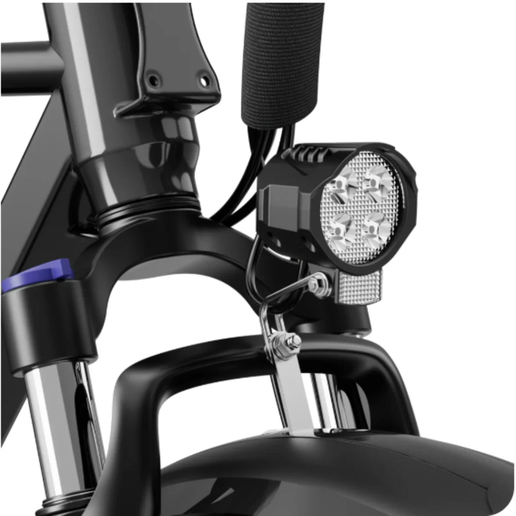 JASION RetroVolt Vélo Électrique - 500W Batterie 48V12.5Ah Pneus 20 Pouces Freins à Disque - Gris