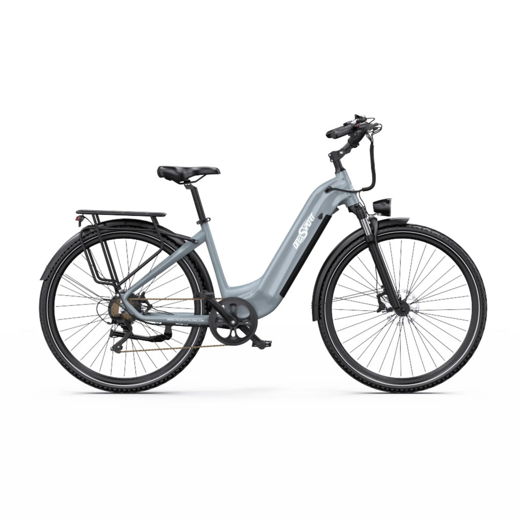 Vélo Électrique ONESPORT OT05 PRO - Moteur 250W Batterie 36V22.5AH Pneus De 28 Pouces Freins à Disque - Gris