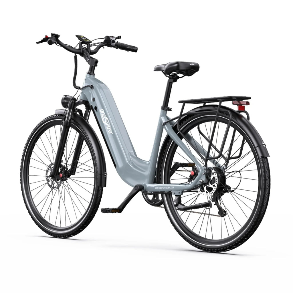 Vélo Électrique ONESPORT OT05 PRO - Moteur 250W Batterie 36V22.5AH Pneus De 28 Pouces Freins à Disque - Gris