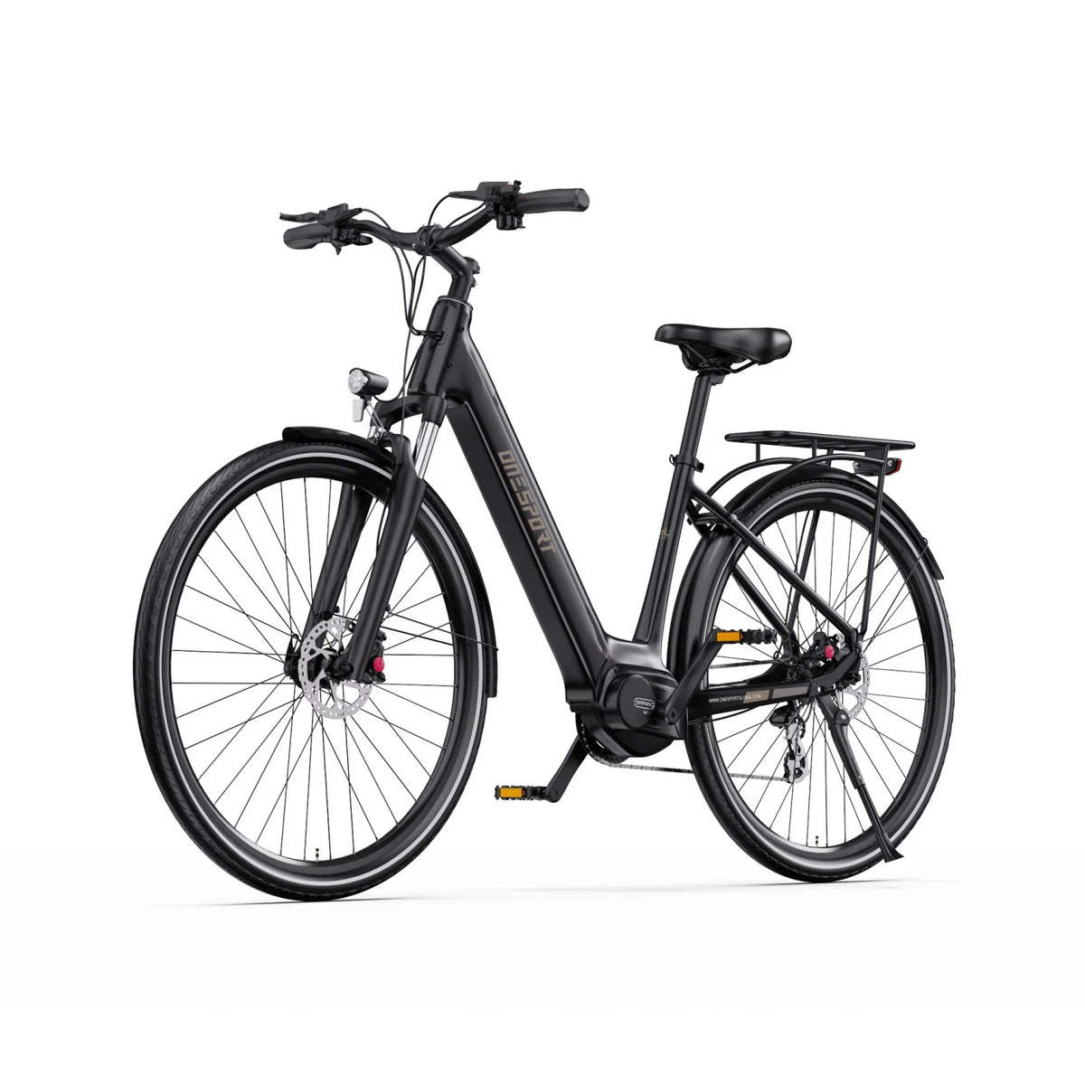 Onesport OT07 Vélo Électrique - Moteur 250W Batterie 36V14AH Pneus  27.5 Pouces Pneu Freins à Disque Hydrauliques - Noir