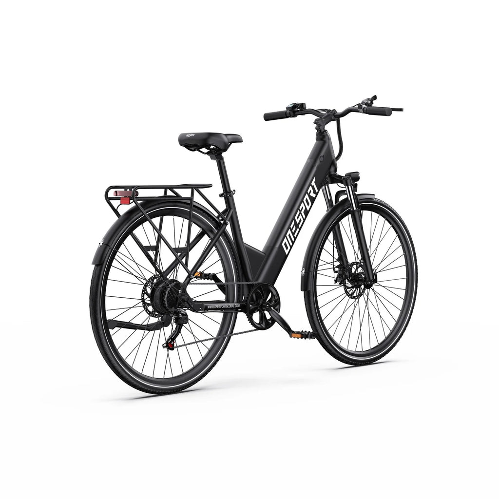 ONESPORT OT12  Vélo Électrique - Moteur 250W Batterie 36V13Ah Frein à Câble Roues 27,5po - Gris