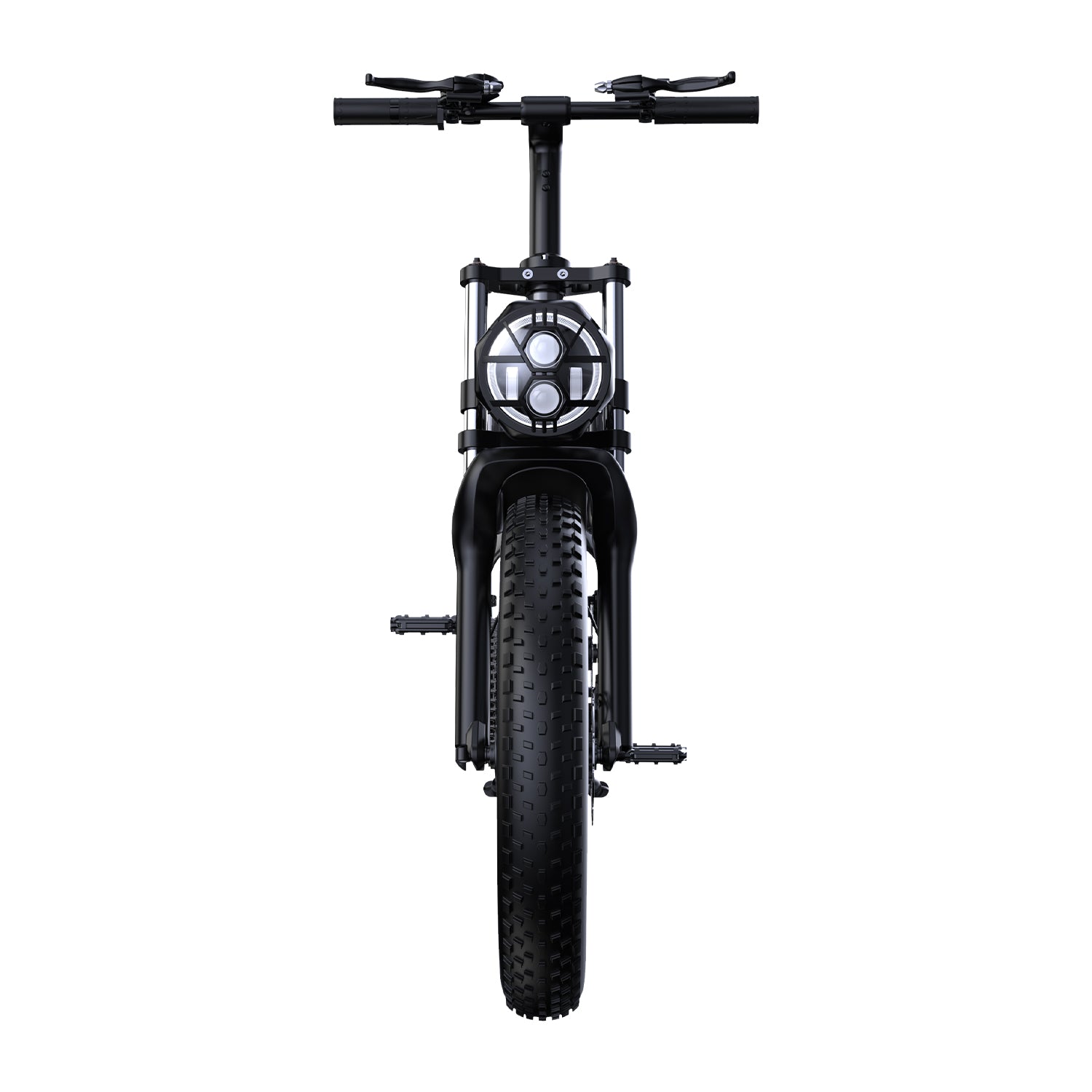 Vélo Électrique PHNHOLUN C8 IT - Moteur 1000W Batterie 48V20AH Pneus de 20 Pouces Frein à Disque - Noir