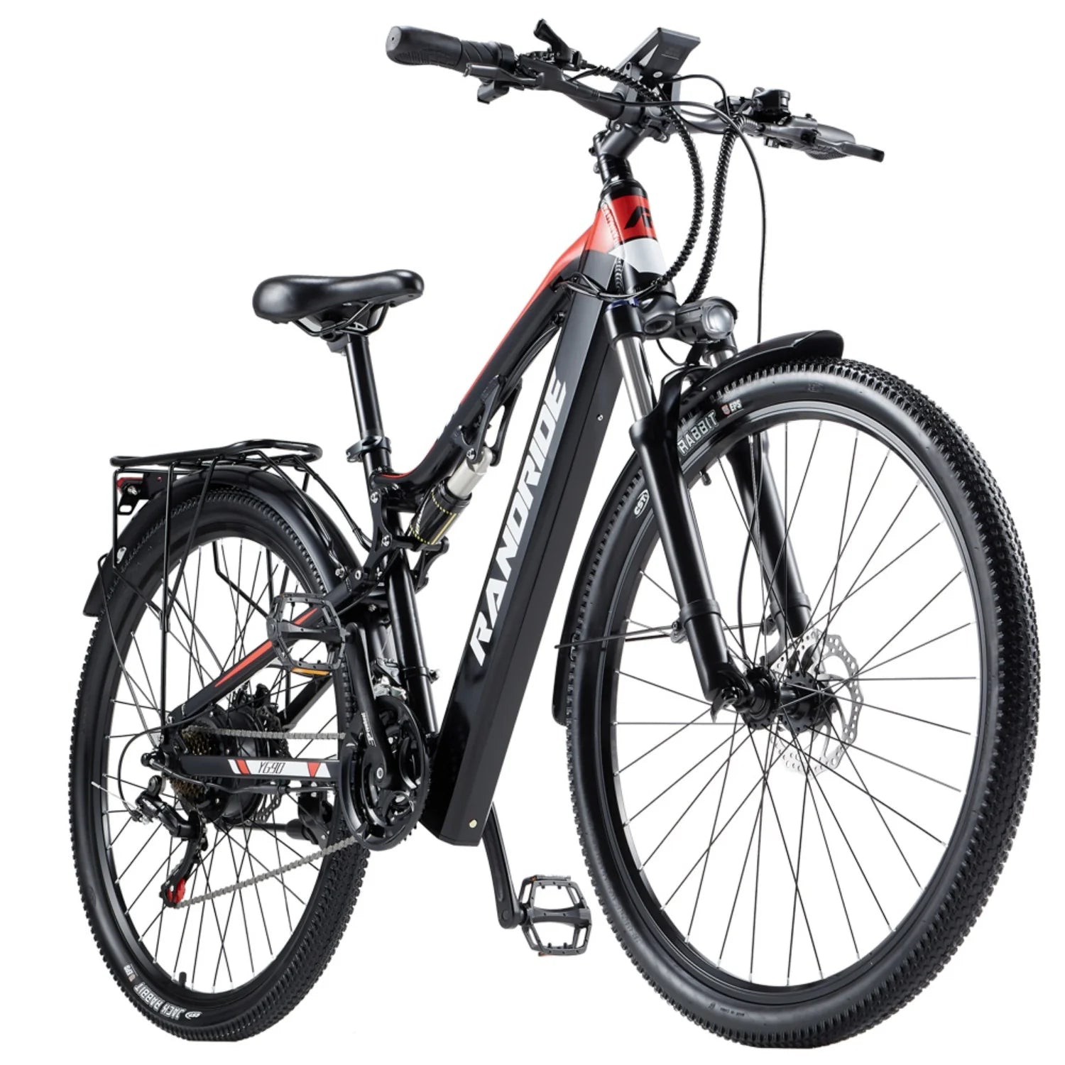 RANDRIDE YG 90 Vélo électrique 29'' Roues 500W Moteur 48V17Ah - Noir