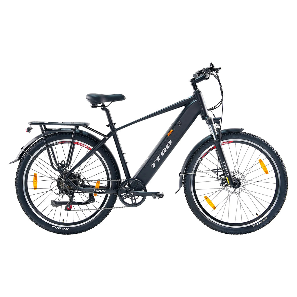 TTGO M300 Vélo électrique – Moteur 250W Batterie 36V20AH Pneus de 27.5 Pouces Disque – Noir
