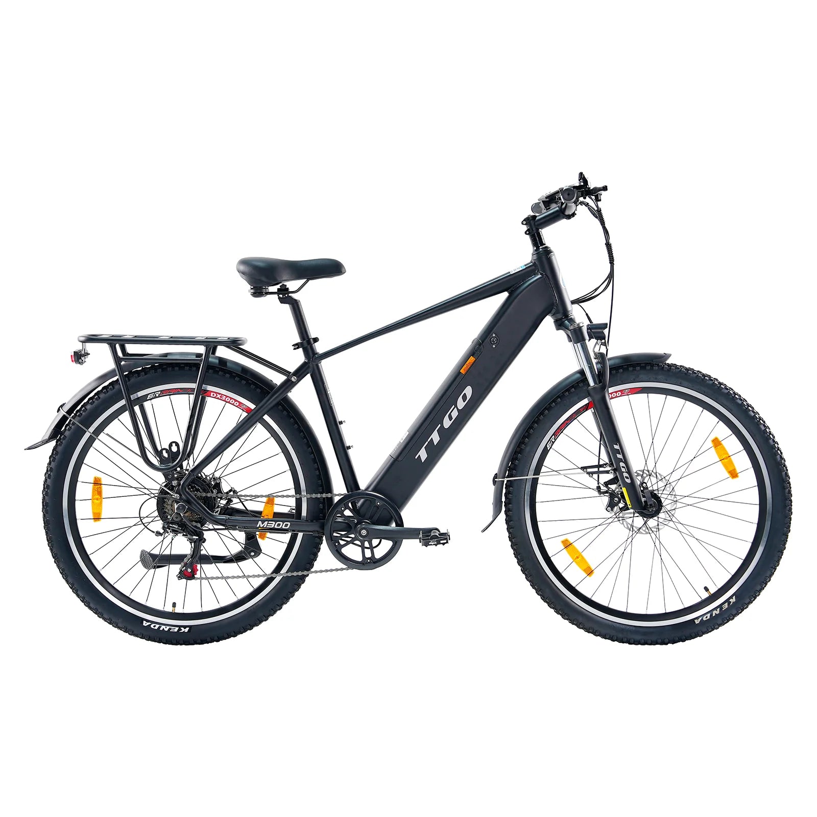 TTGO M300 Vélo électrique – Moteur 250W Batterie 36V20AH Pneus de 27.5 Pouces Disque – Noir
