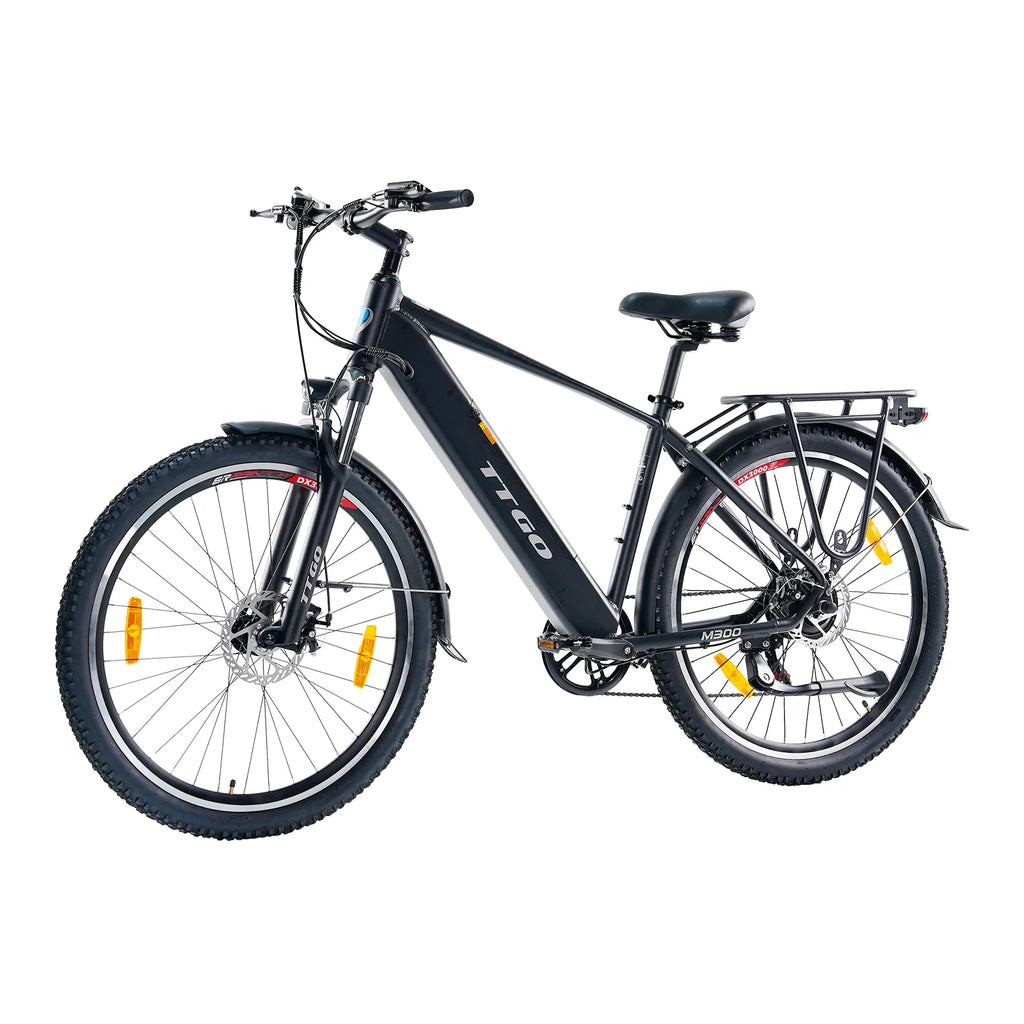 TTGO M300 Vélo électrique – Moteur 250W Batterie 36V20AH Pneus de 27.5 Pouces Disque – Noir