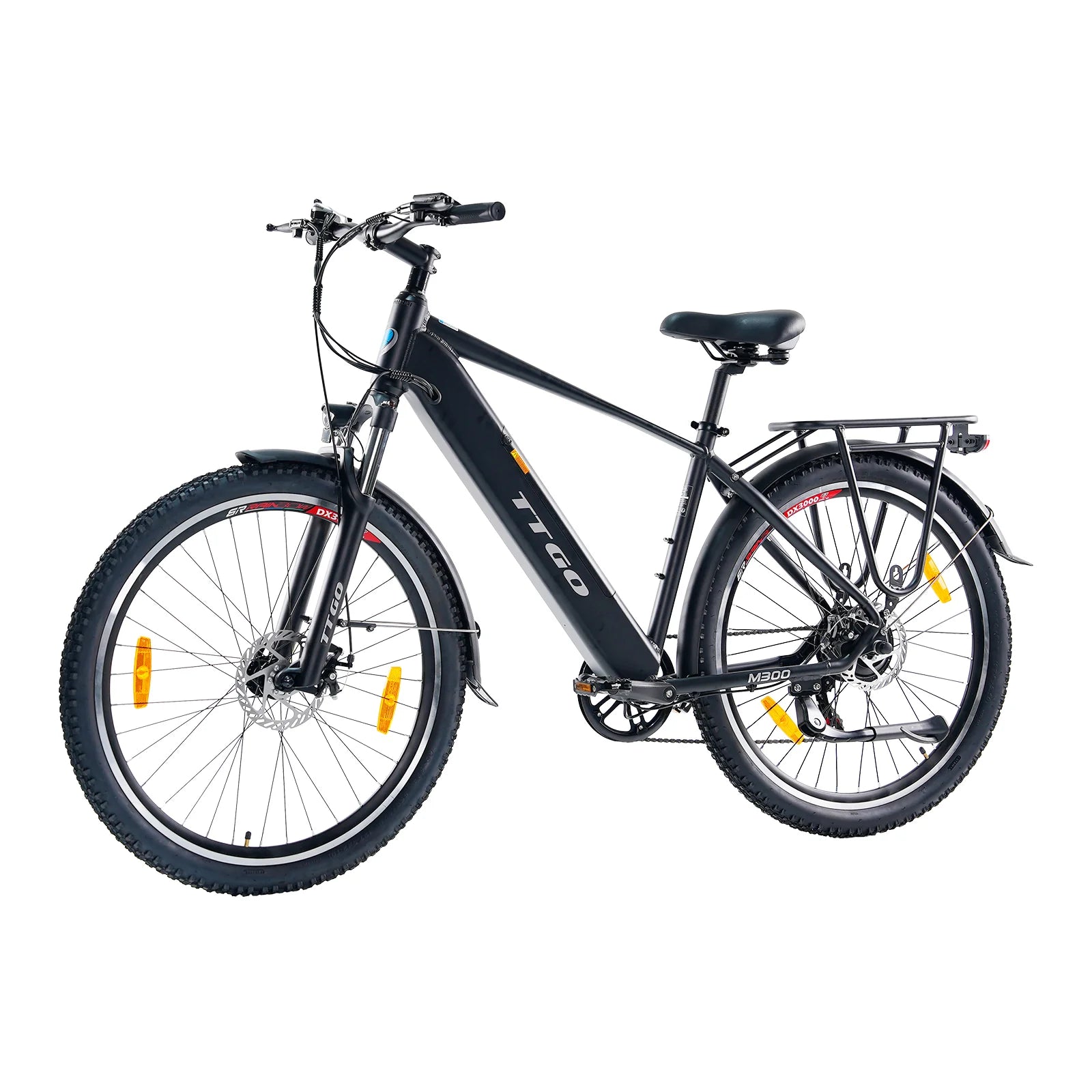 TTGO M300 Vélo électrique – Moteur 250W Batterie 36V20AH Pneus de 27.5 Pouces Disque – Noir