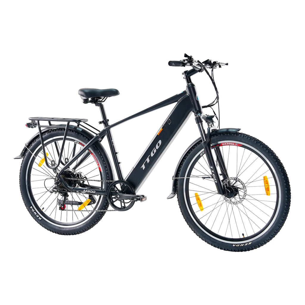 TTGO M300 Vélo électrique – Moteur 250W Batterie 36V20AH Pneus de 27.5 Pouces Disque – Noir
