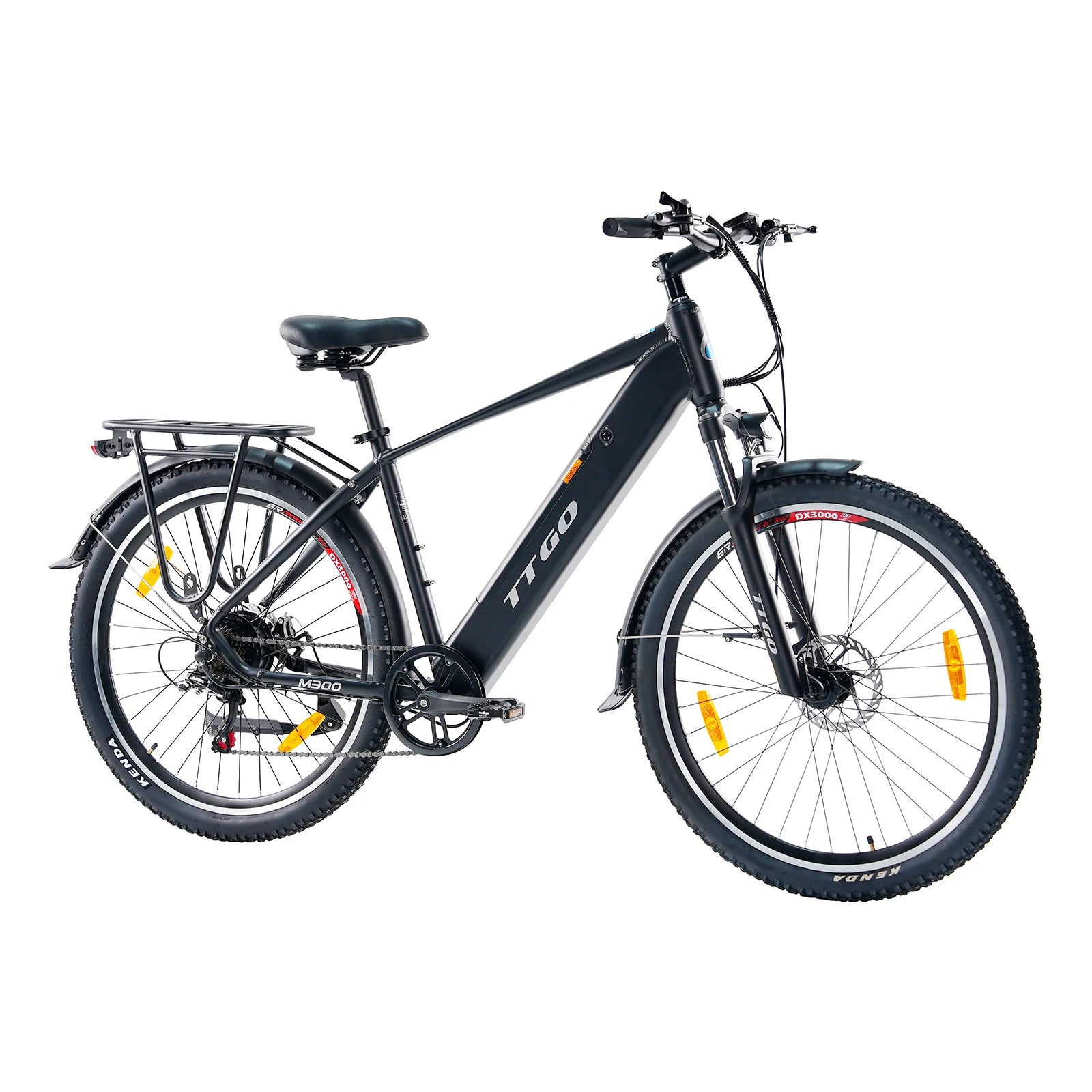 TTGO M300 Vélo électrique – Moteur 250W Batterie 36V20AH Pneus de 27.5 Pouces Disque – Noir