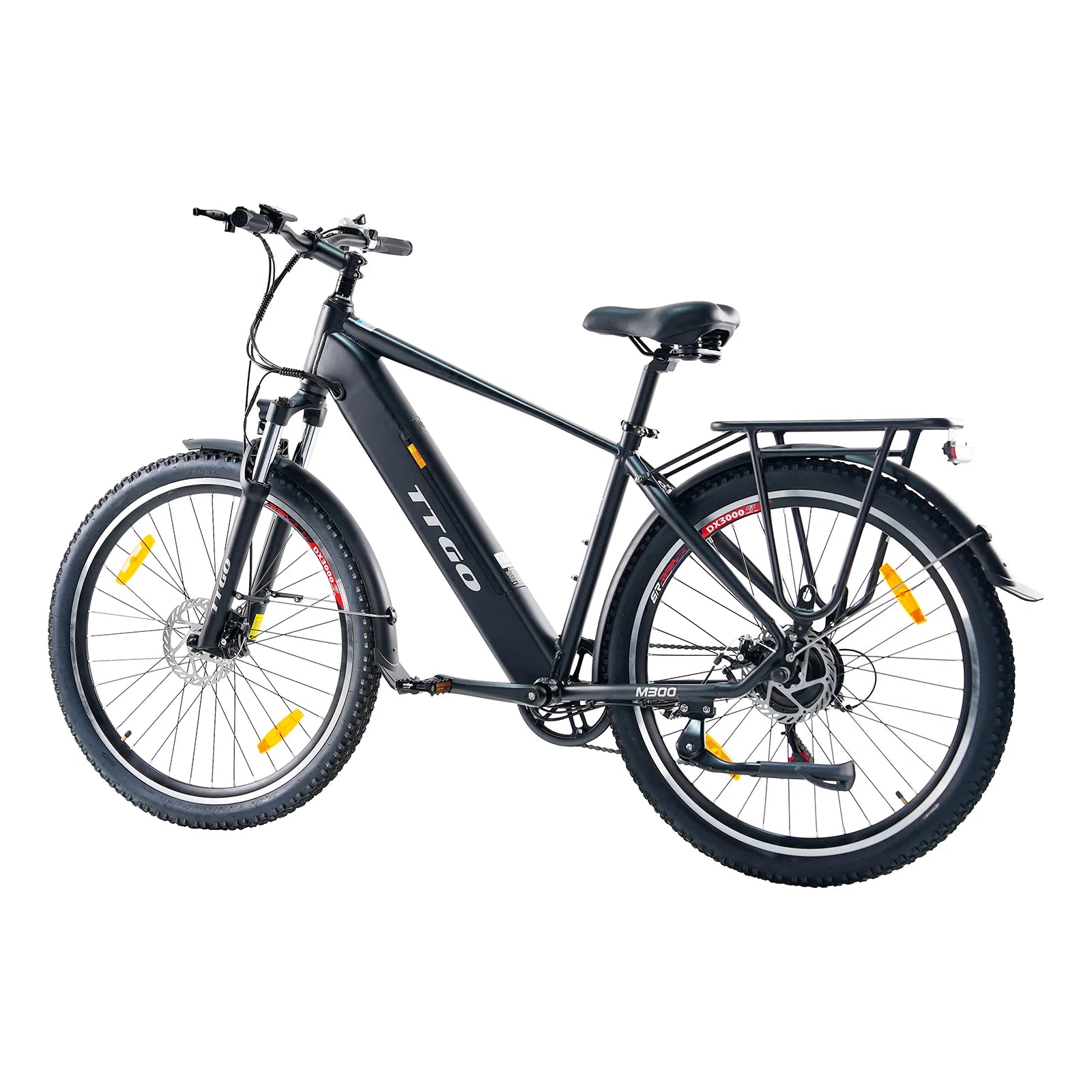 TTGO M300 Vélo électrique – Moteur 250W Batterie 36V20AH Pneus de 27.5 Pouces Disque – Noir