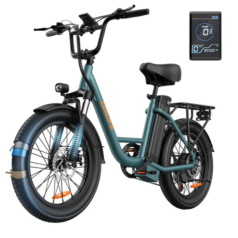 Vélo Électrique URLIFE E20 - Moteur 250W Batterie 48V 13Ah Pneus De 20 Pouces  Freins à Disque - Noir