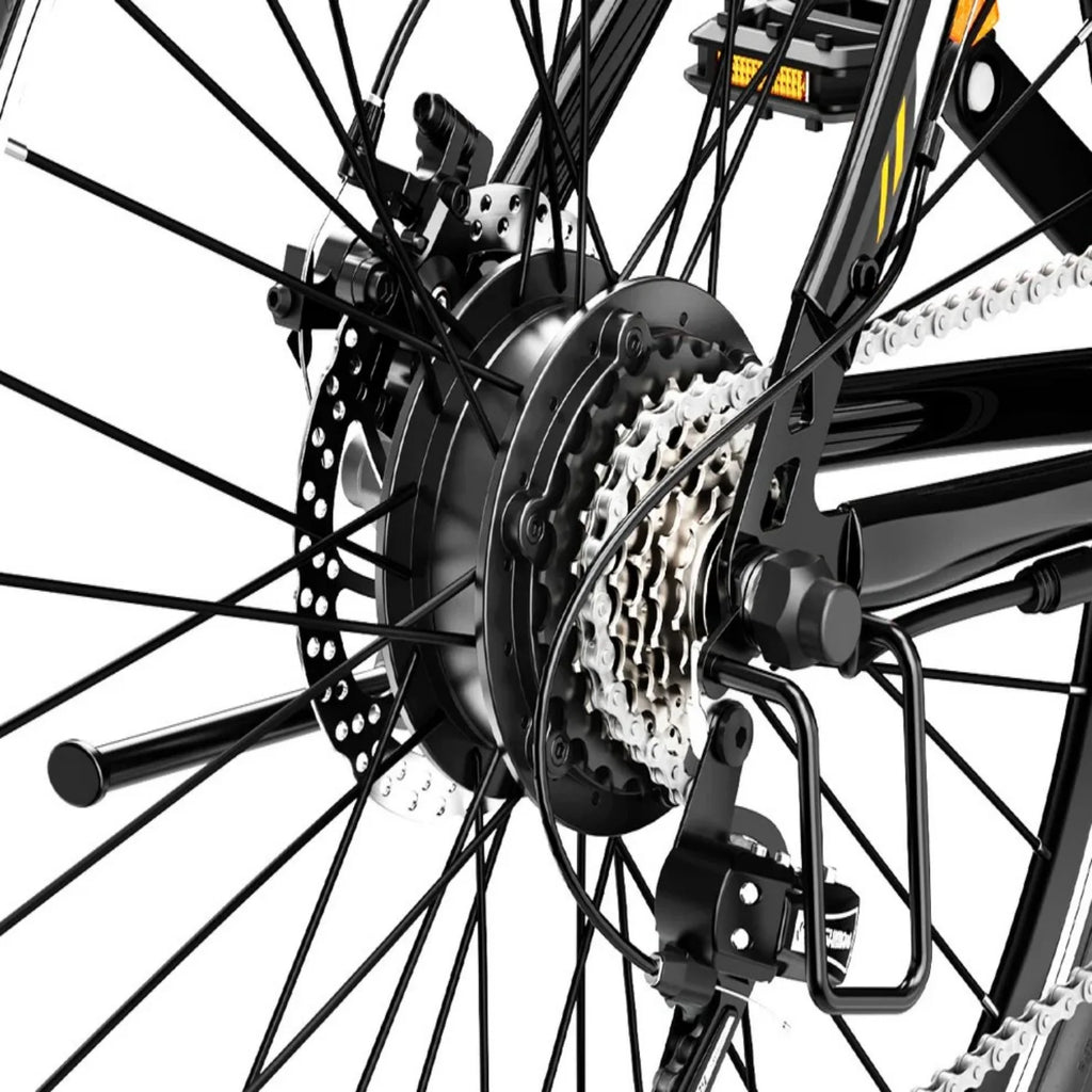 Vélo électrique Pliant Yoloway M10 - Moteur 250W Batteries 36V12.5Ah Pneus De 27.5*1.95 Pouces Freins à Disque Avant Et Arrière - Noir