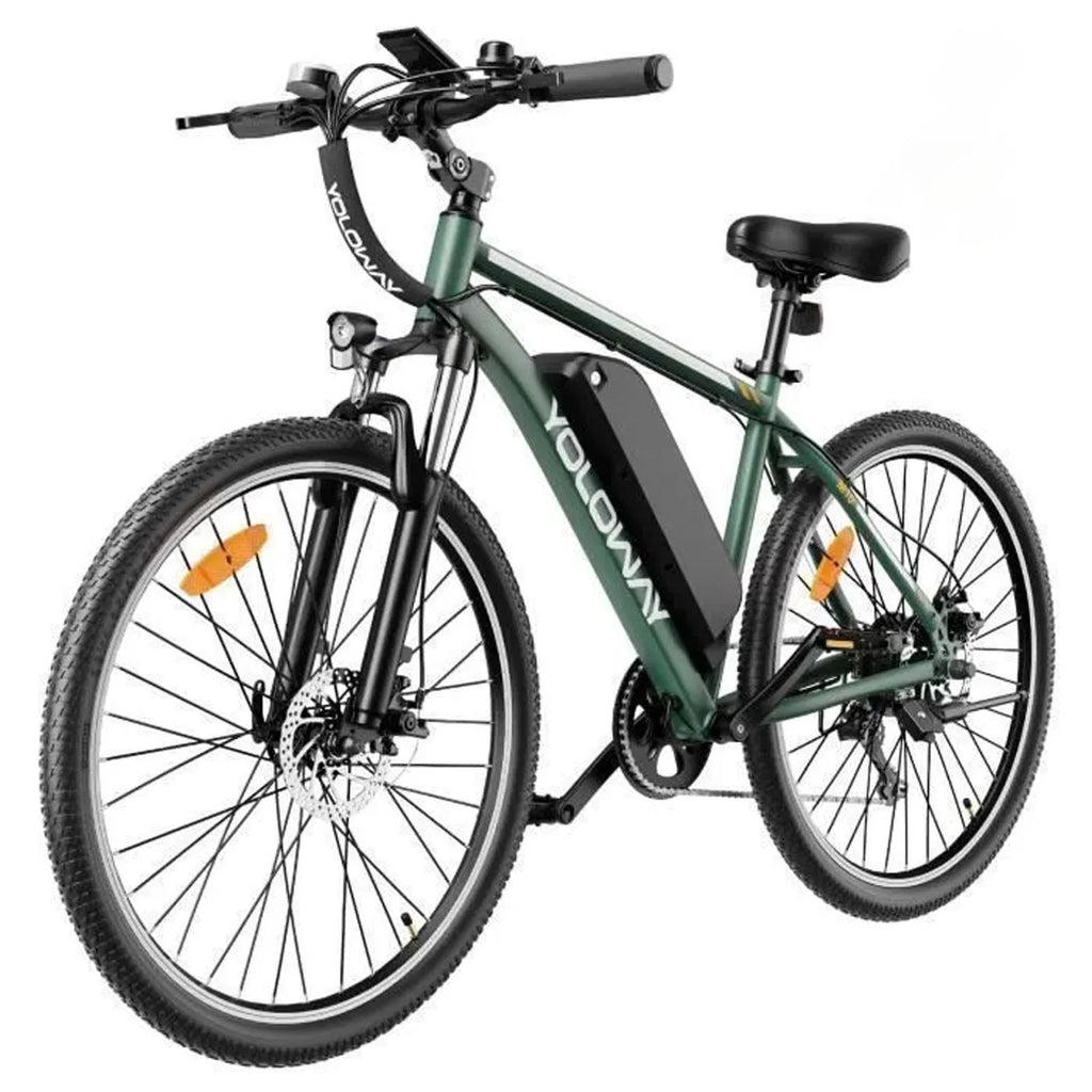 Vélo électrique Pliant Yoloway M10 - Moteur 250W Batteries 36V12.5Ah Pneus De 27.5*1.95 Pouces Freins à Disque Avant Et Arrière - Vert