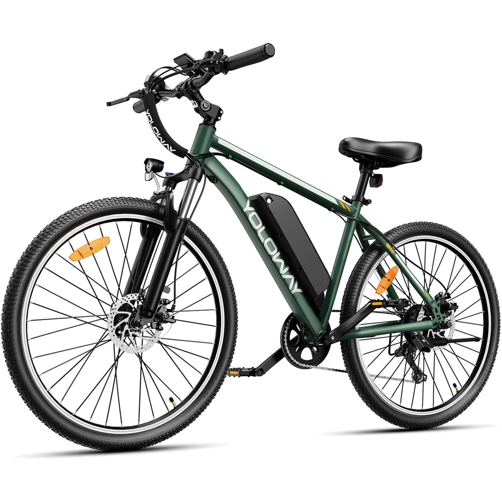Vélo électrique Pliant Yoloway M10 - Moteur 250W Batteries 36V12.5Ah Pneus De 27.5*1.95 Pouces Freins à Disque Avant Et Arrière - Vert