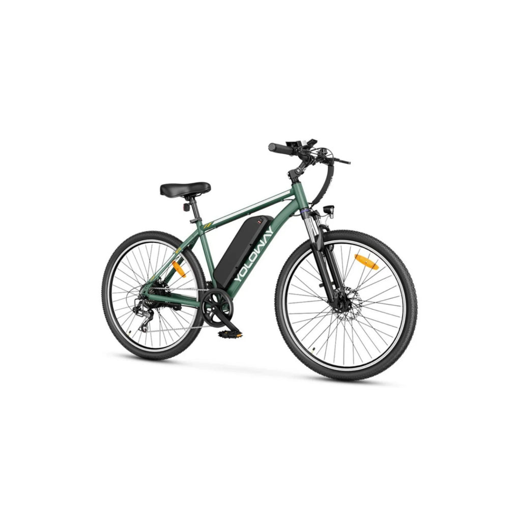 Vélo électrique Pliant Yoloway M10 - Moteur 250W Batteries 36V12.5Ah Pneus De 27.5*1.95 Pouces Freins à Disque Avant Et Arrière - Vert