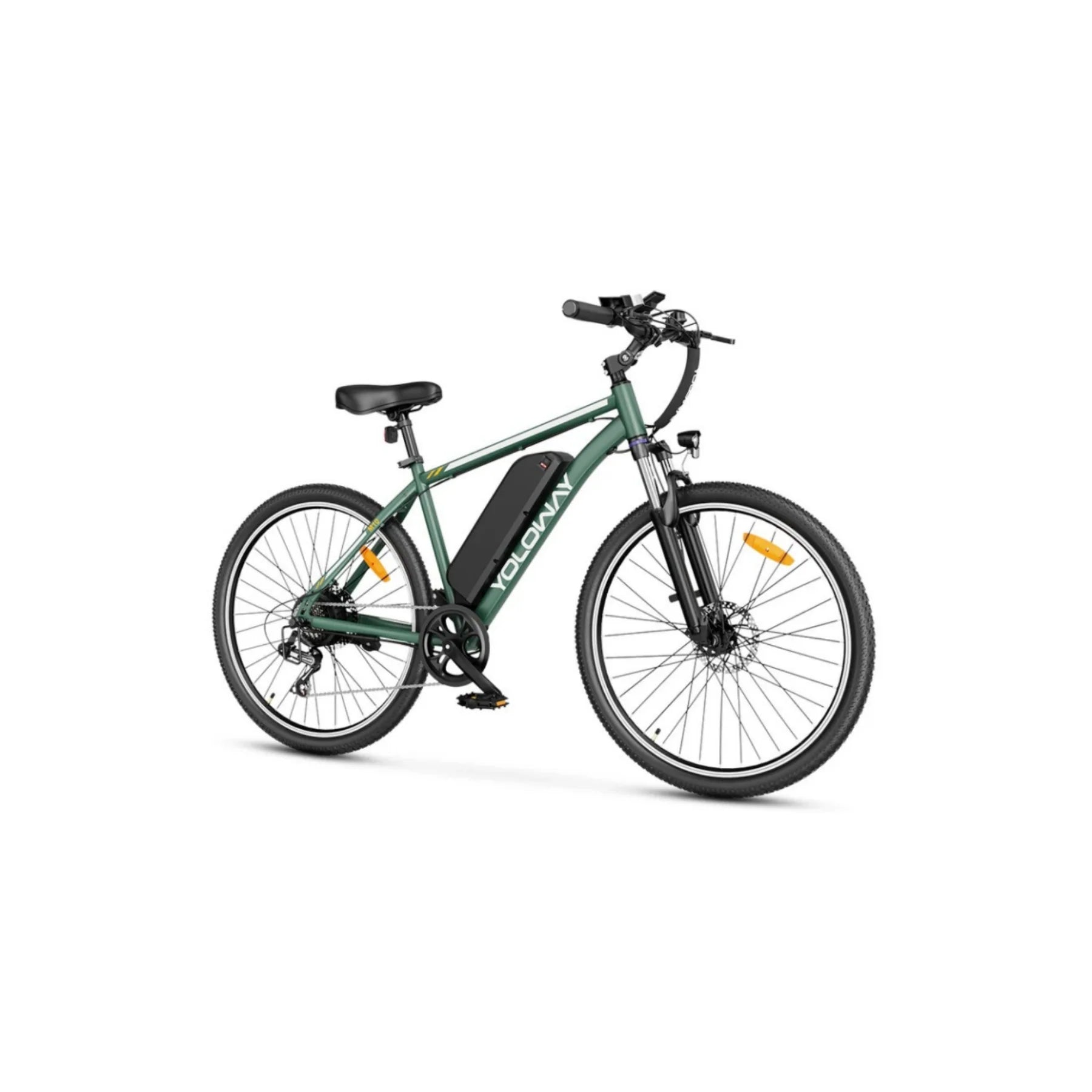Vélo électrique Pliant Yoloway M10 - Moteur 250W Batteries 36V12.5Ah Pneus De 27.5*1.95 Pouces Freins à Disque Avant Et Arrière - Vert